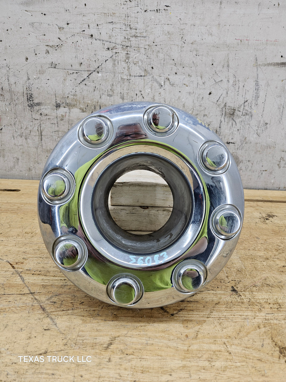 2008-2016 Ford Super Duty F350 Front DUALLY Hub Cap Chrome Center Cap 4x4 8 LUG