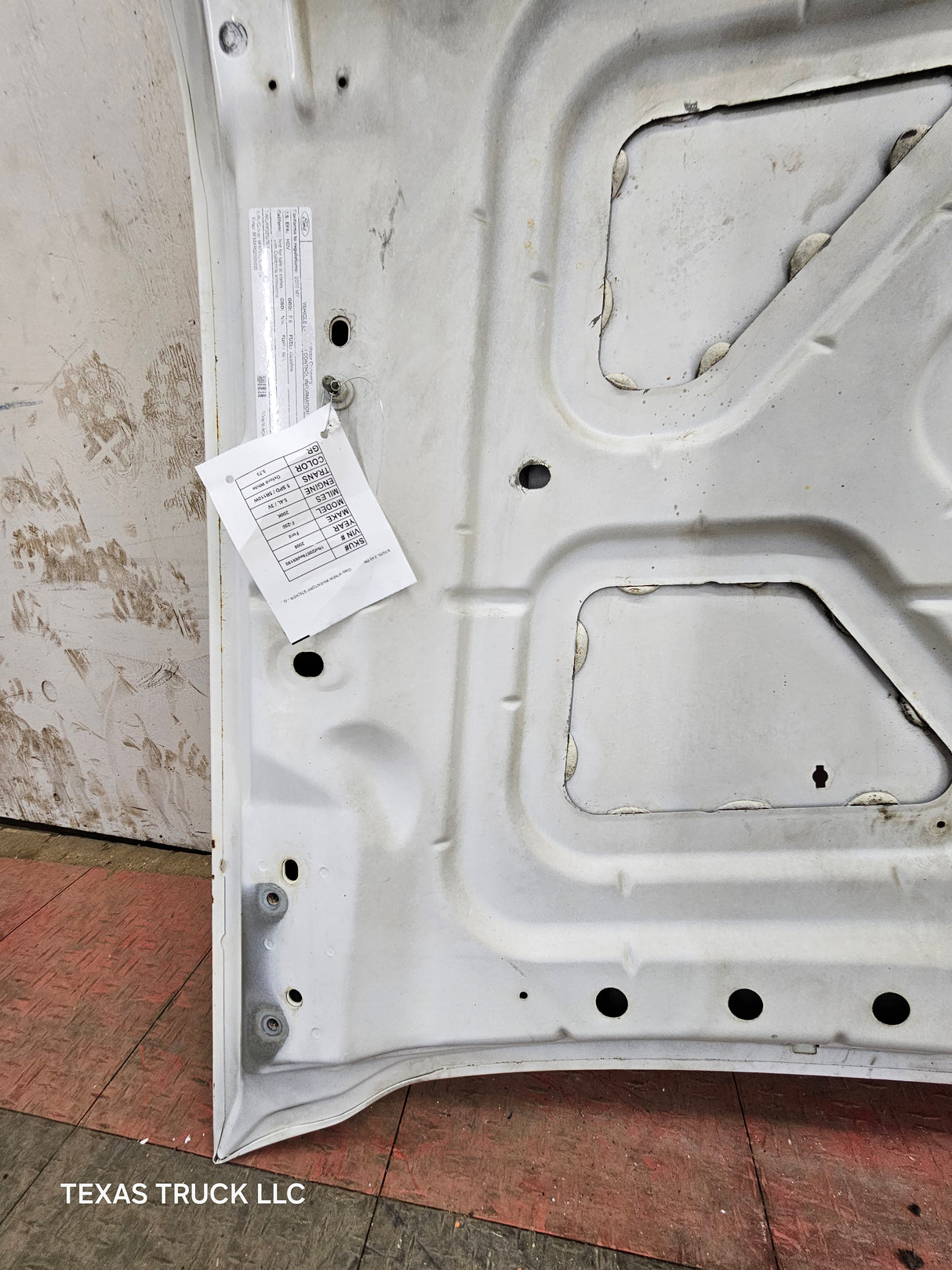 2008-2010 Ford Super Duty F250 F350 F450 F550 Hood - Oxford White