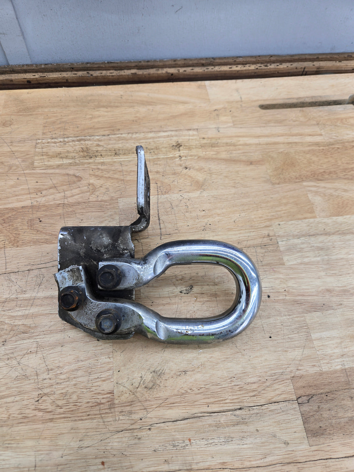 2008-2016 Ford Super Duty Pair Chrome Tow Hooks Lariat Platinum King Ranch F250 F350 F450 F550