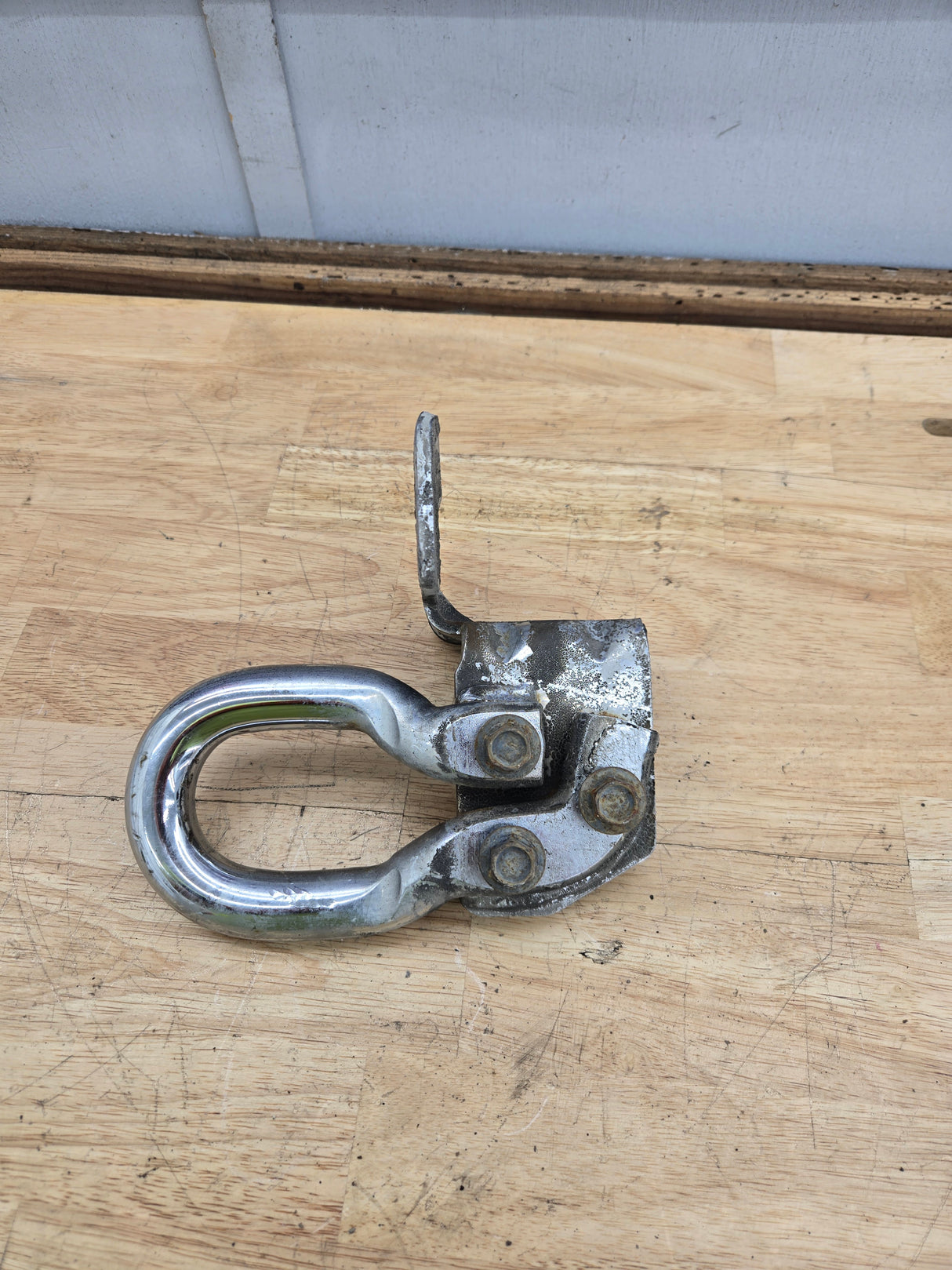 2008-2016 Ford Super Duty Pair Chrome Tow Hooks Lariat Platinum King Ranch F250 F350 F450 F550