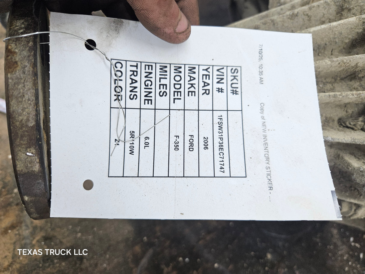 2003-2010 Ford Pickup F250 F350 F450 F550 Super Duty Manual Shift Transfer Case 6.0L 6.4l power stroke, 6.8L v10 triton, 5.4L v8 5r110 7C34 7A195 AB 97k miles