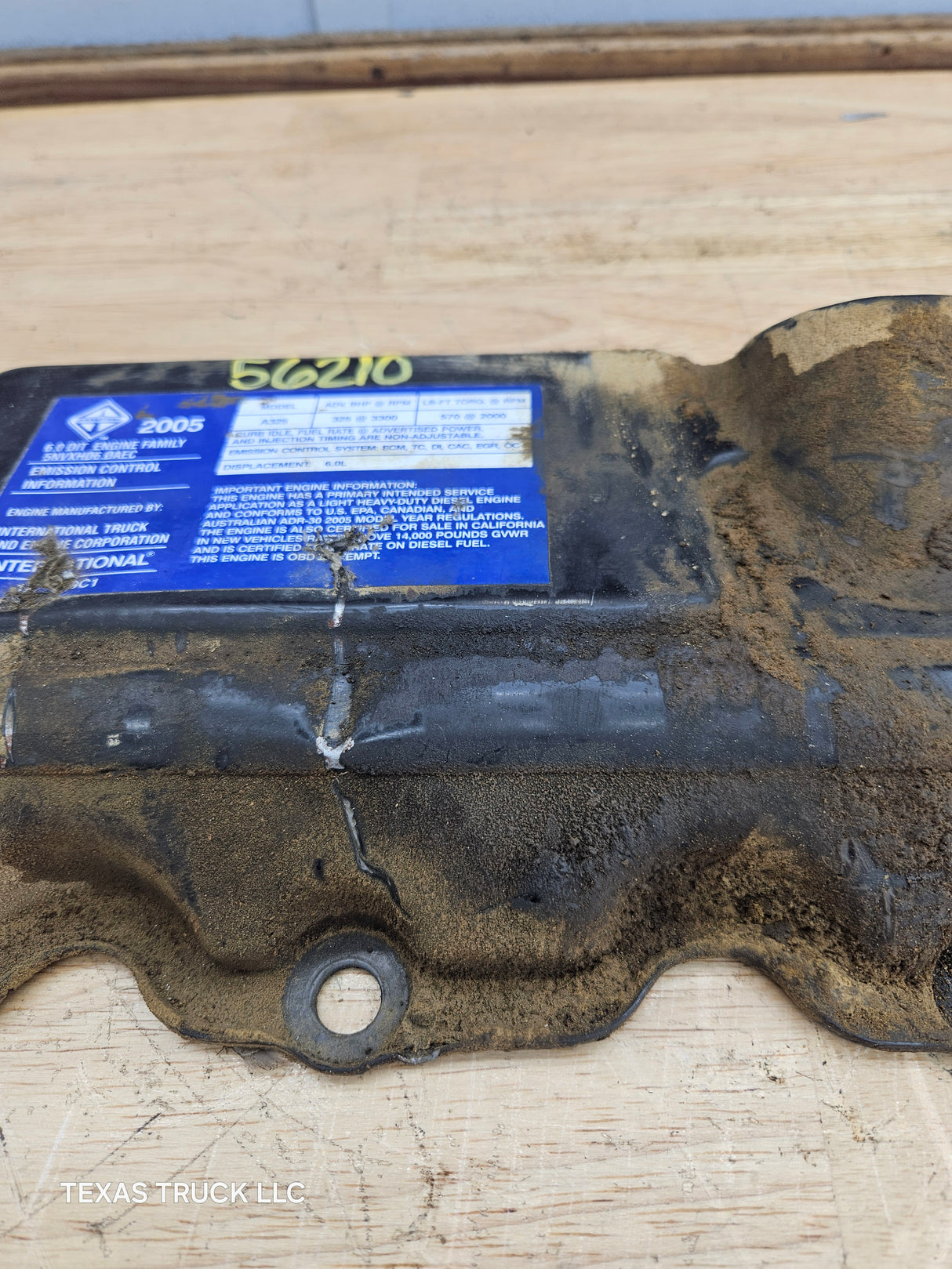 2004.5-2007 Ford 6.0L Power Stroke Passenger Side Valve Cover 1858581C1