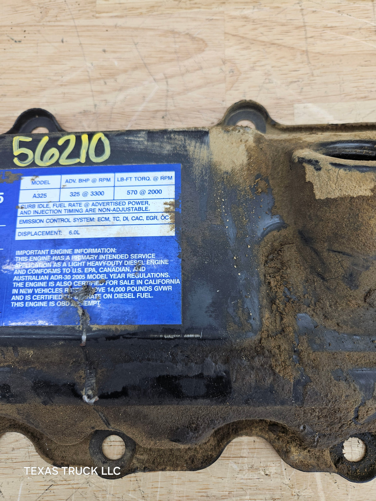 2004.5-2007 Ford 6.0L Power Stroke Passenger Side Valve Cover 1858581C1