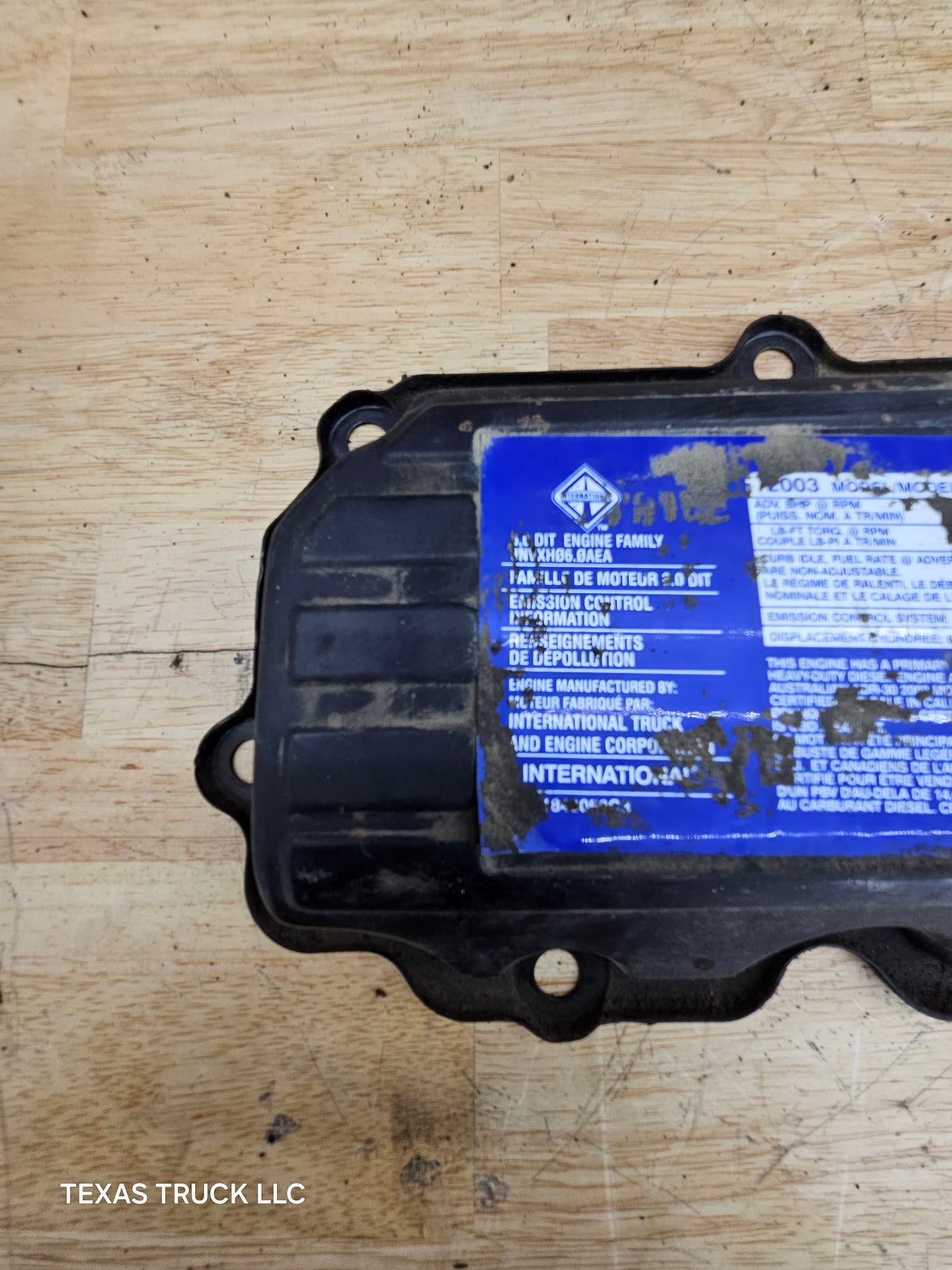 2003-2004.5 "Early" Ford 6.0L Power Stroke Passenger Side Valve Cover 1858581C1