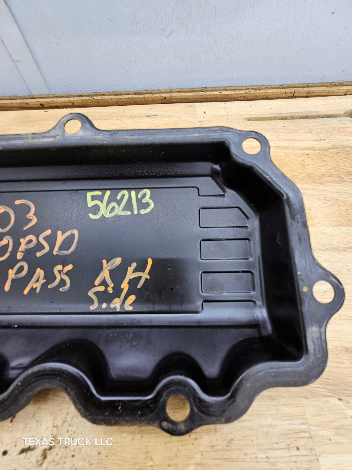 2003-2004.5 "Early" Ford 6.0L Power Stroke Passenger Side Valve Cover 1858581C1