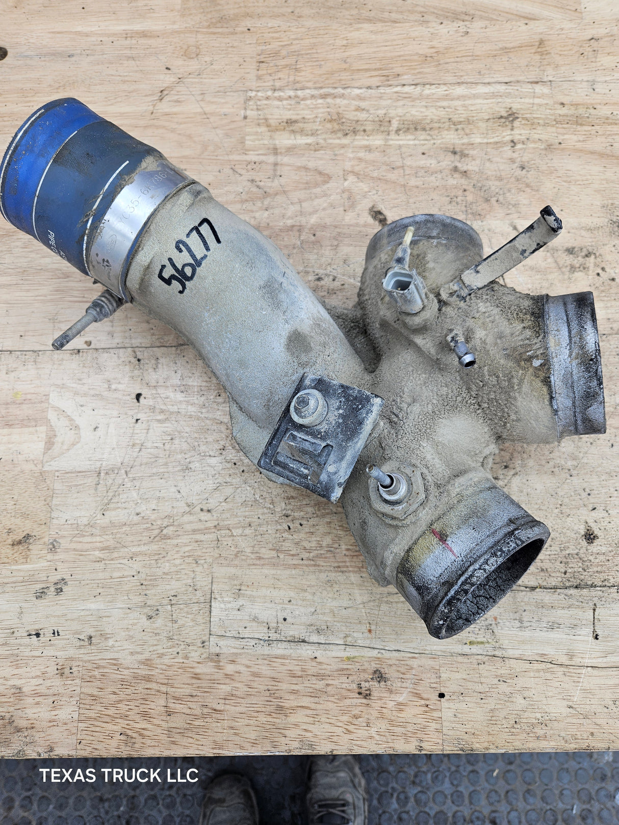 2000-2003 7.3L Power Stroke Air Intake Horn Spyder Spider 3" Late version