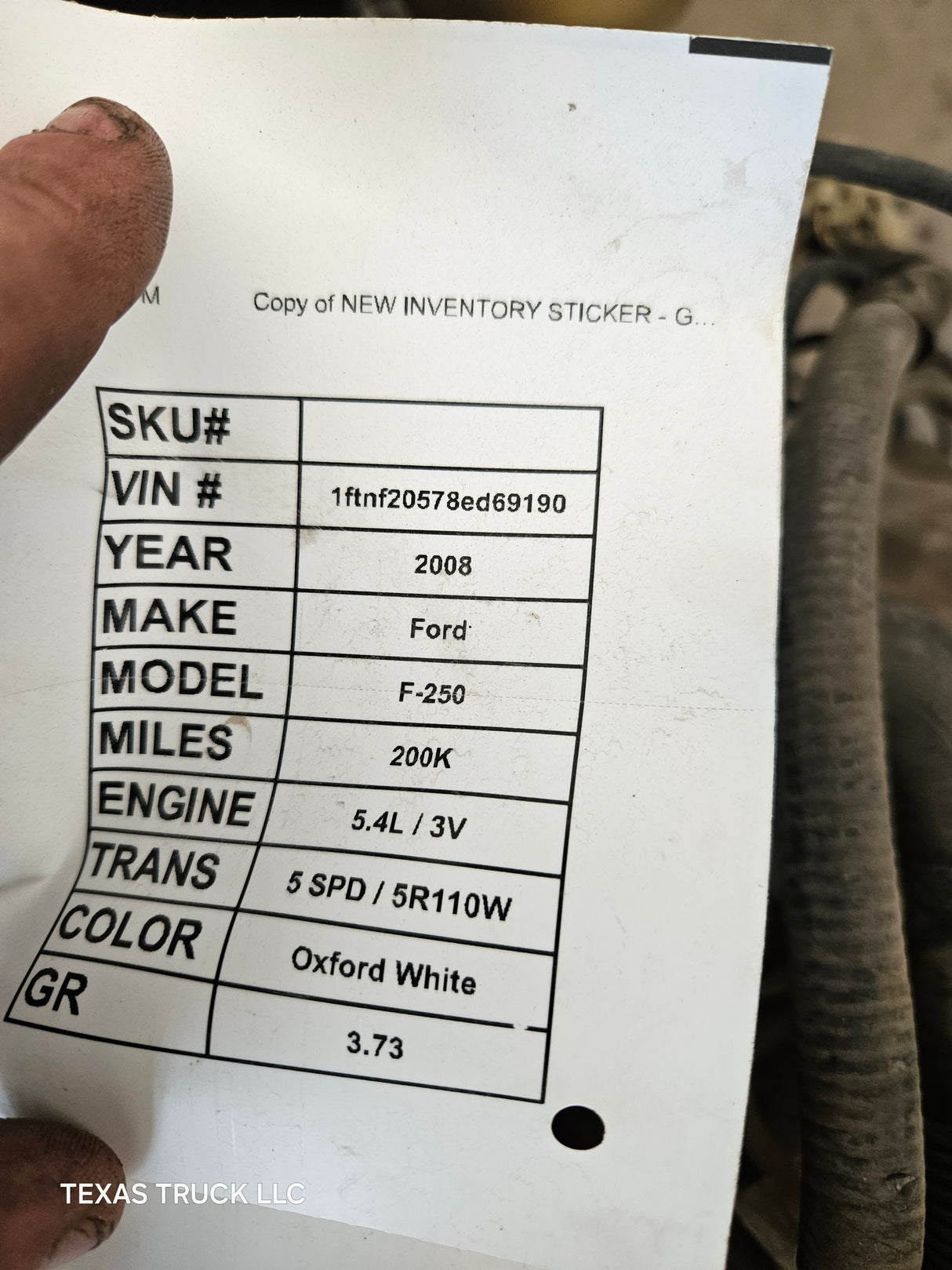 2008-2010 Ford Super Duty 5.4L V8 Triton Engine F250 F350 F450 F550 200k Miles