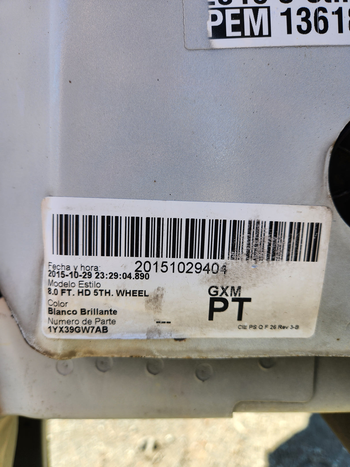 2009-2018 Dodge Ram 3500 4500 4th Gen Dually 8' Truck Truck Bed - Bright White