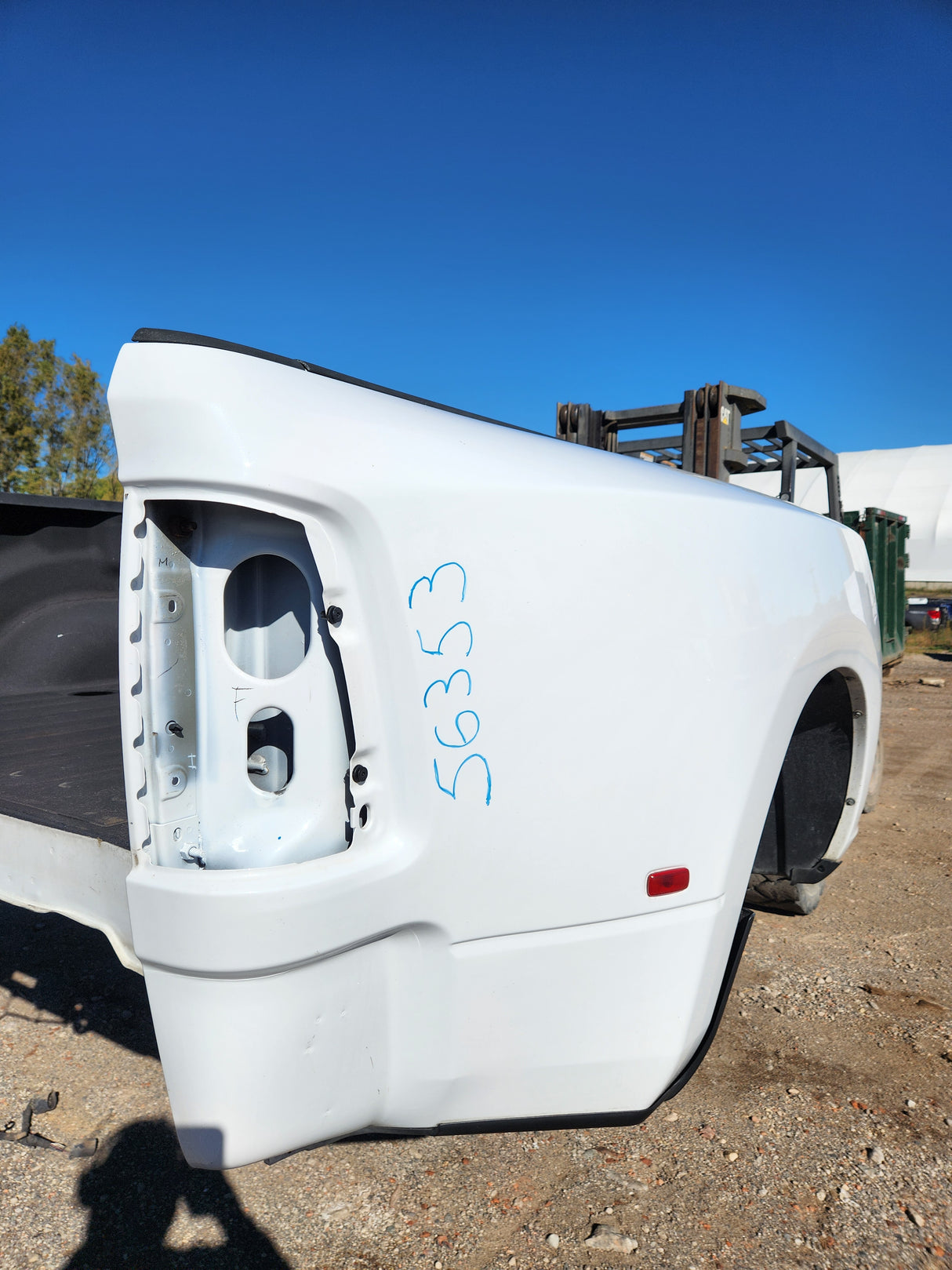 2009-2018 Dodge Ram 3500 4500 4th Gen Dually 8' Truck Truck Bed - Bright White