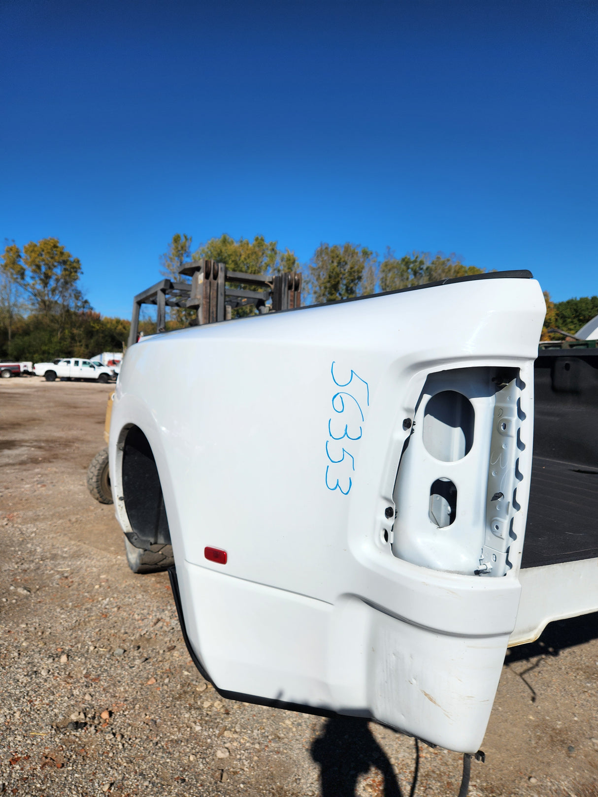2009-2018 Dodge Ram 3500 4500 4th Gen Dually 8' Truck Truck Bed - Bright White