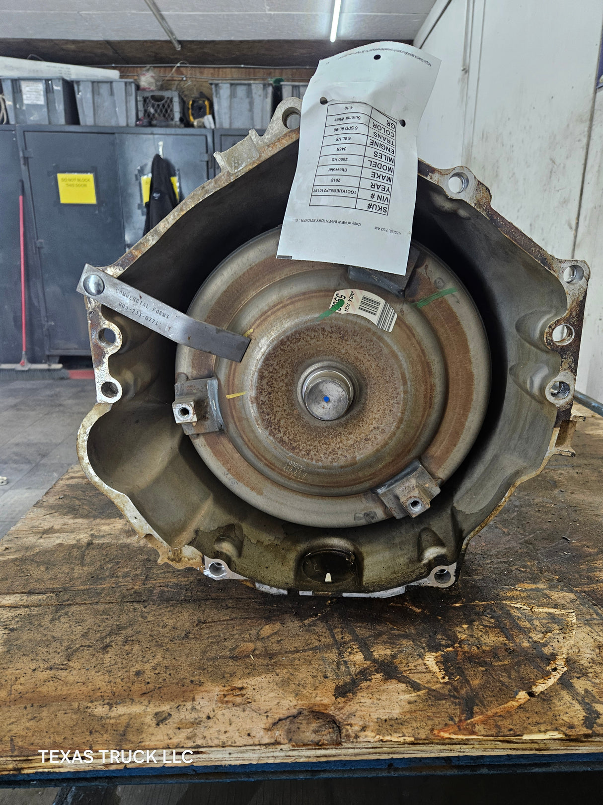 2017-2019 Chevrolet Silverado GMC Sierra 2500 3500HD 6L-90 6.0L TRANSMISSION 6 SPD 4wd