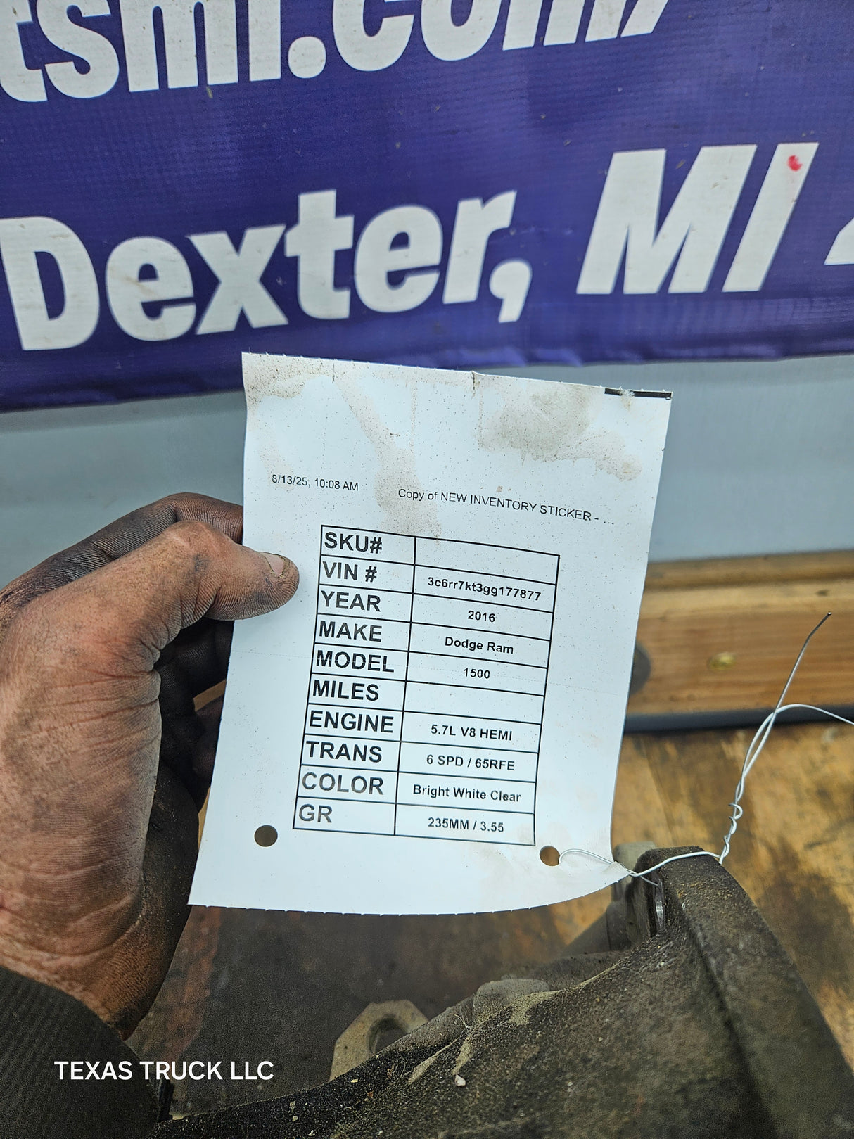 2014-2018 65rfe Automatic Transmission 4wd Dodge Ram 1500 5.7L 4.7 v8