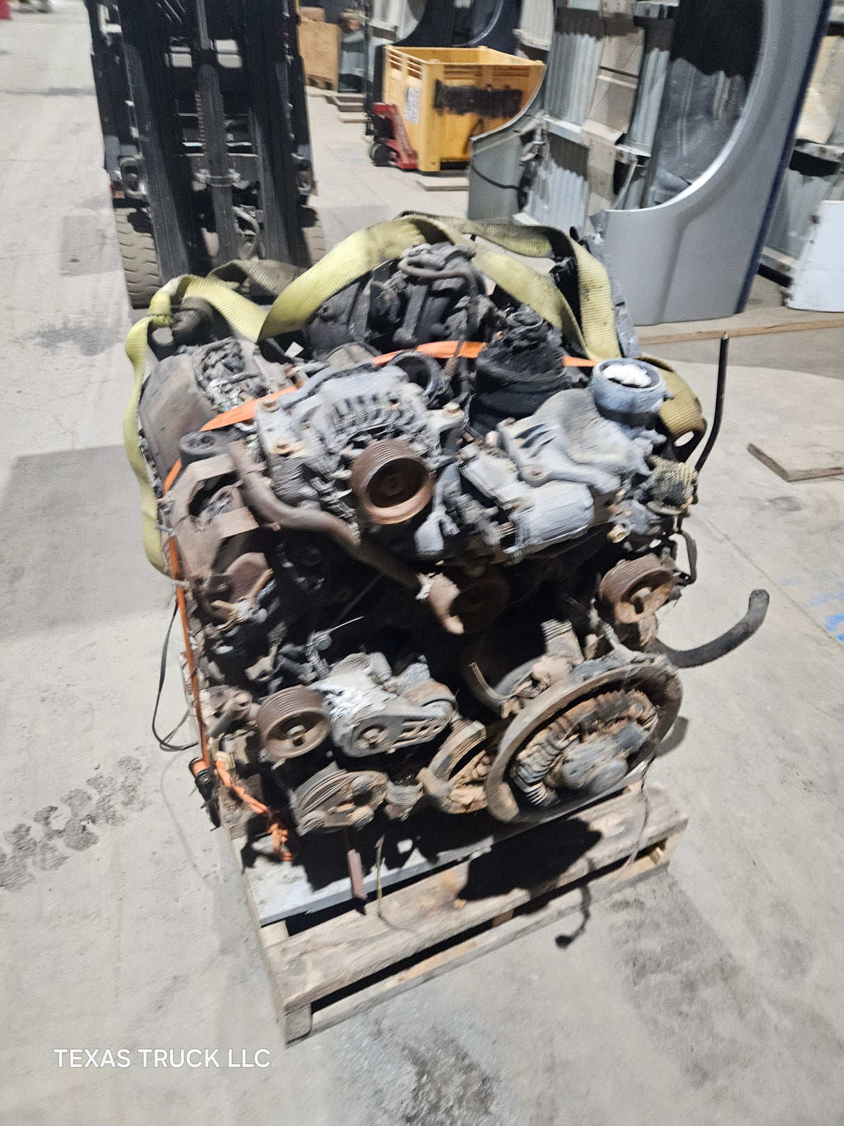 2005-2007 Ford 6.0L Power Stroke Diesel Burned Engine 147k Miles HEADSTUDDED