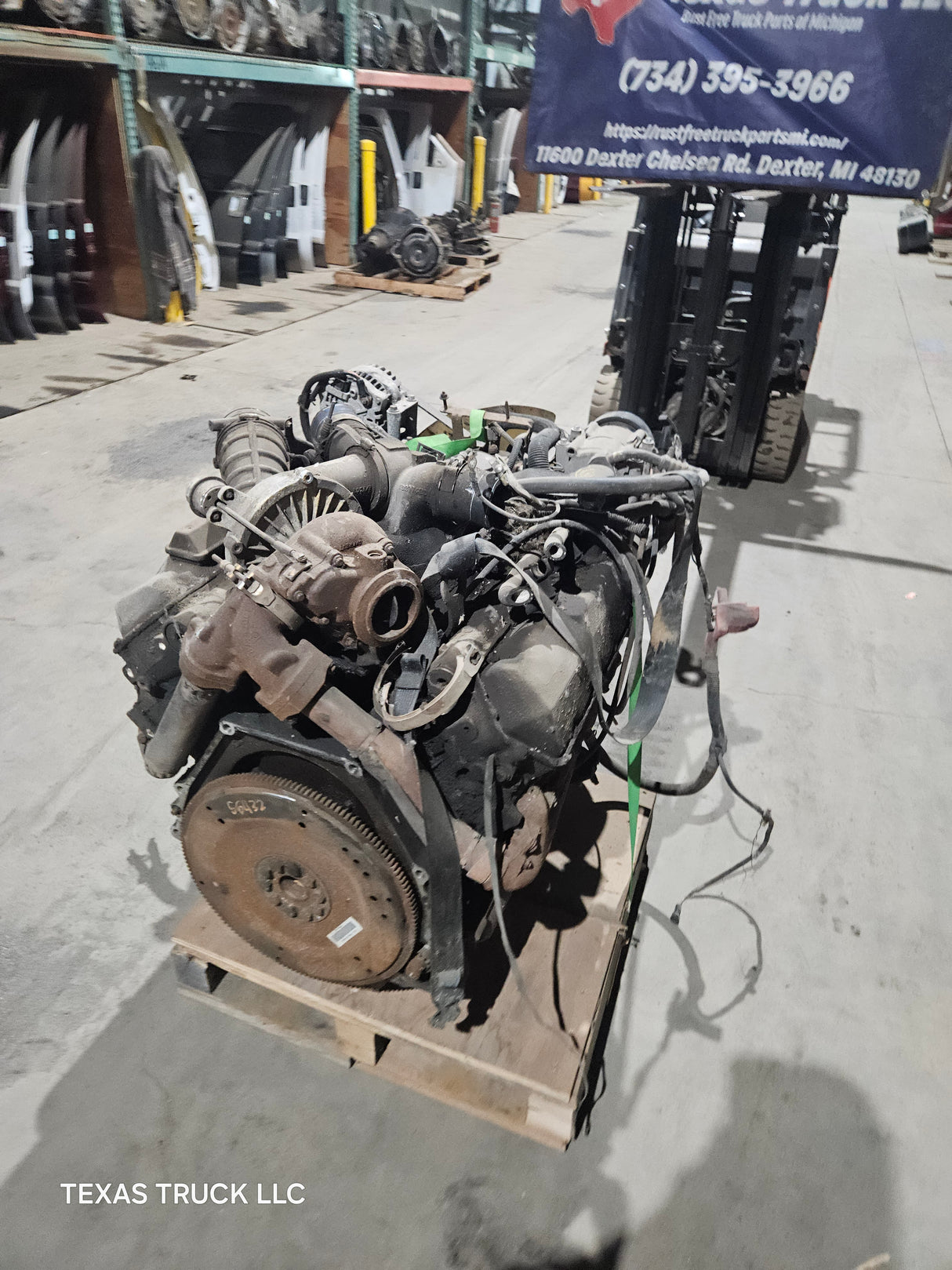 1999-2003 7.3L Power Stroke Diesel Engine Ford Super Duty Runs might need injectors