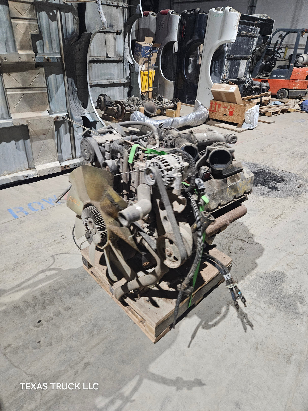 1999-2003 7.3L Power Stroke Diesel Engine Ford Super Duty Runs might need injectors