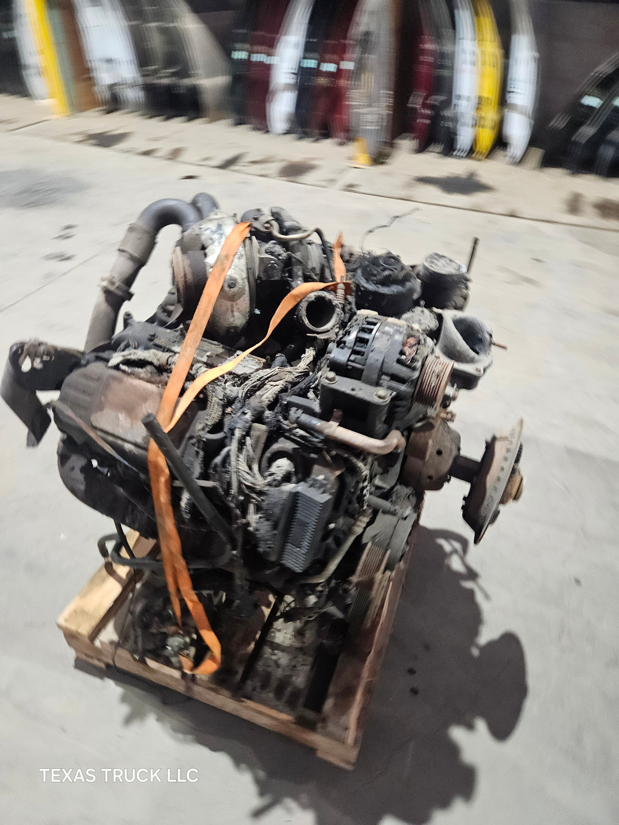 2005-2007 Ford 6.0L Power Stroke Diesel Burned Engine HEADSTUDDED