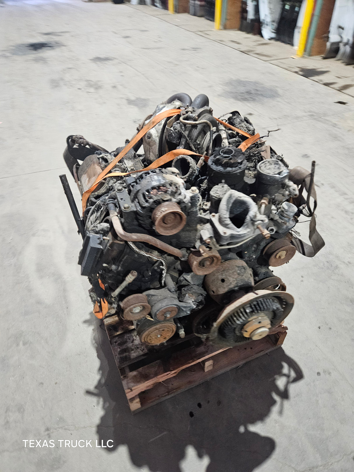 2005-2007 Ford 6.0L Power Stroke Diesel Burned Engine HEADSTUDDED