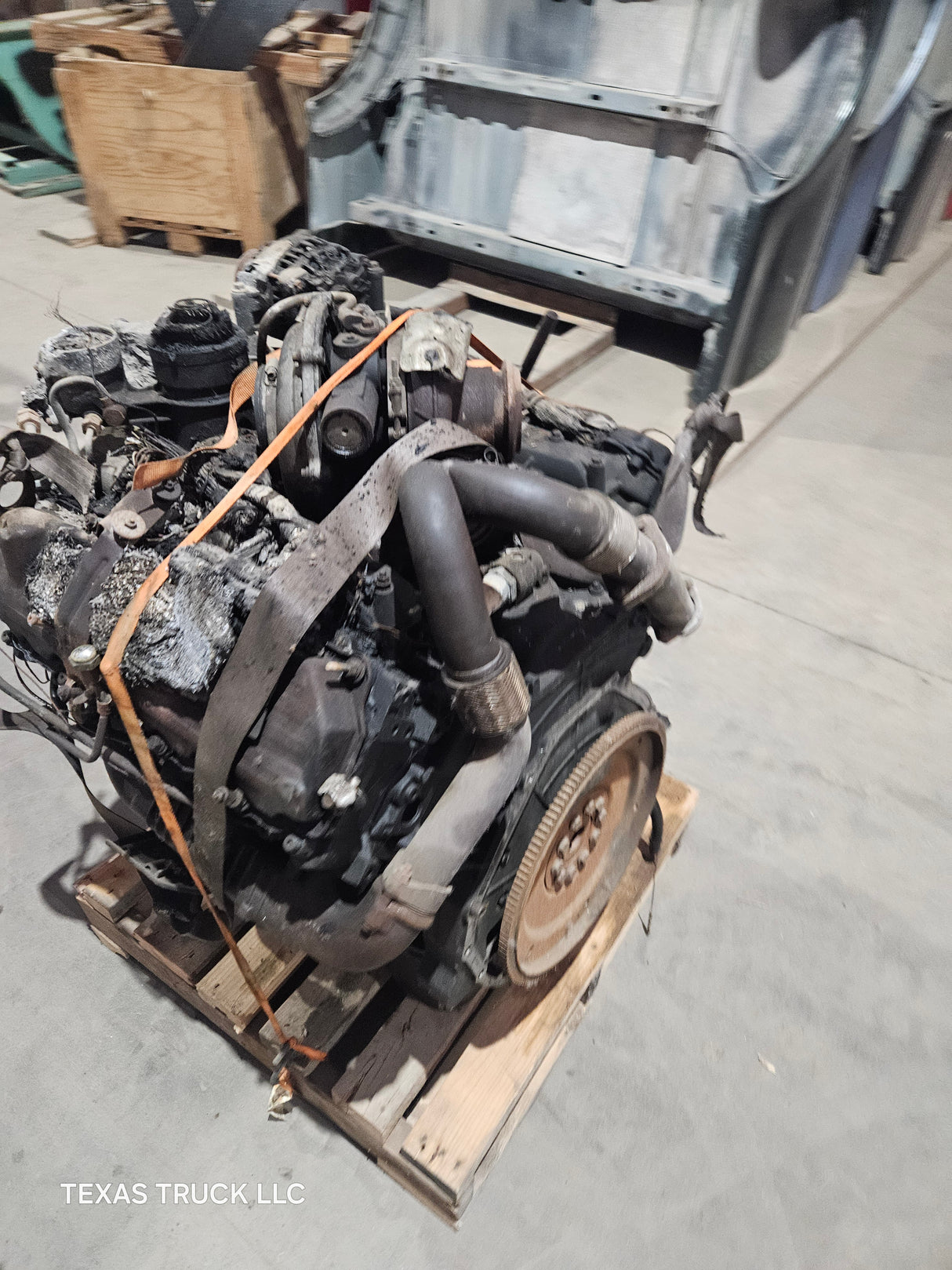 2005-2007 Ford 6.0L Power Stroke Diesel Burned Engine HEADSTUDDED