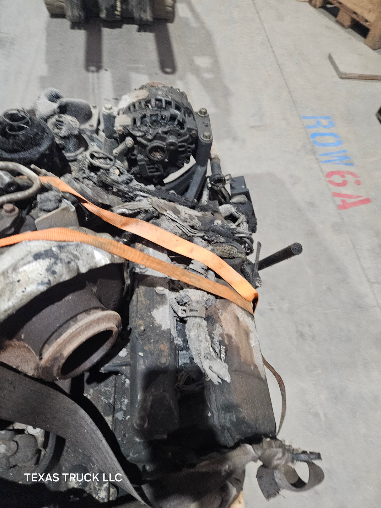 2005-2007 Ford 6.0L Power Stroke Diesel Burned Engine HEADSTUDDED