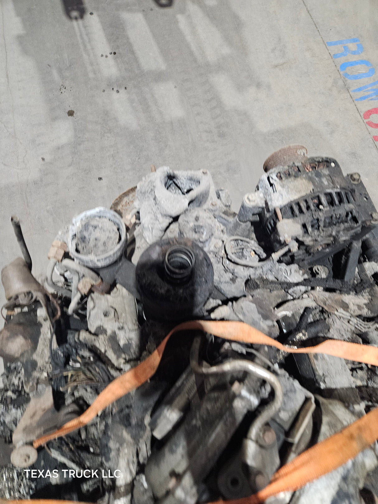 2005-2007 Ford 6.0L Power Stroke Diesel Burned Engine HEADSTUDDED