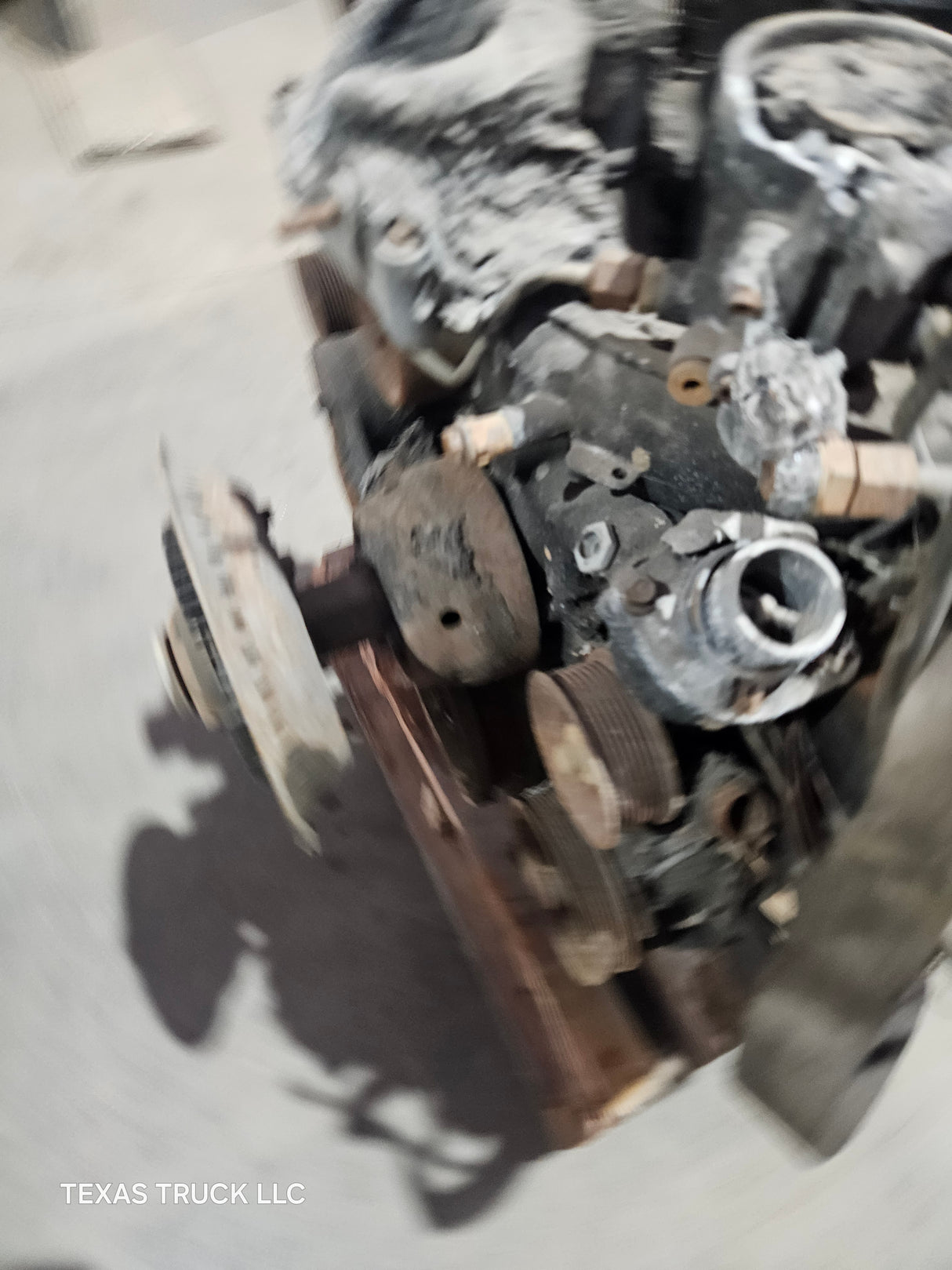 2005-2007 Ford 6.0L Power Stroke Diesel Burned Engine HEADSTUDDED