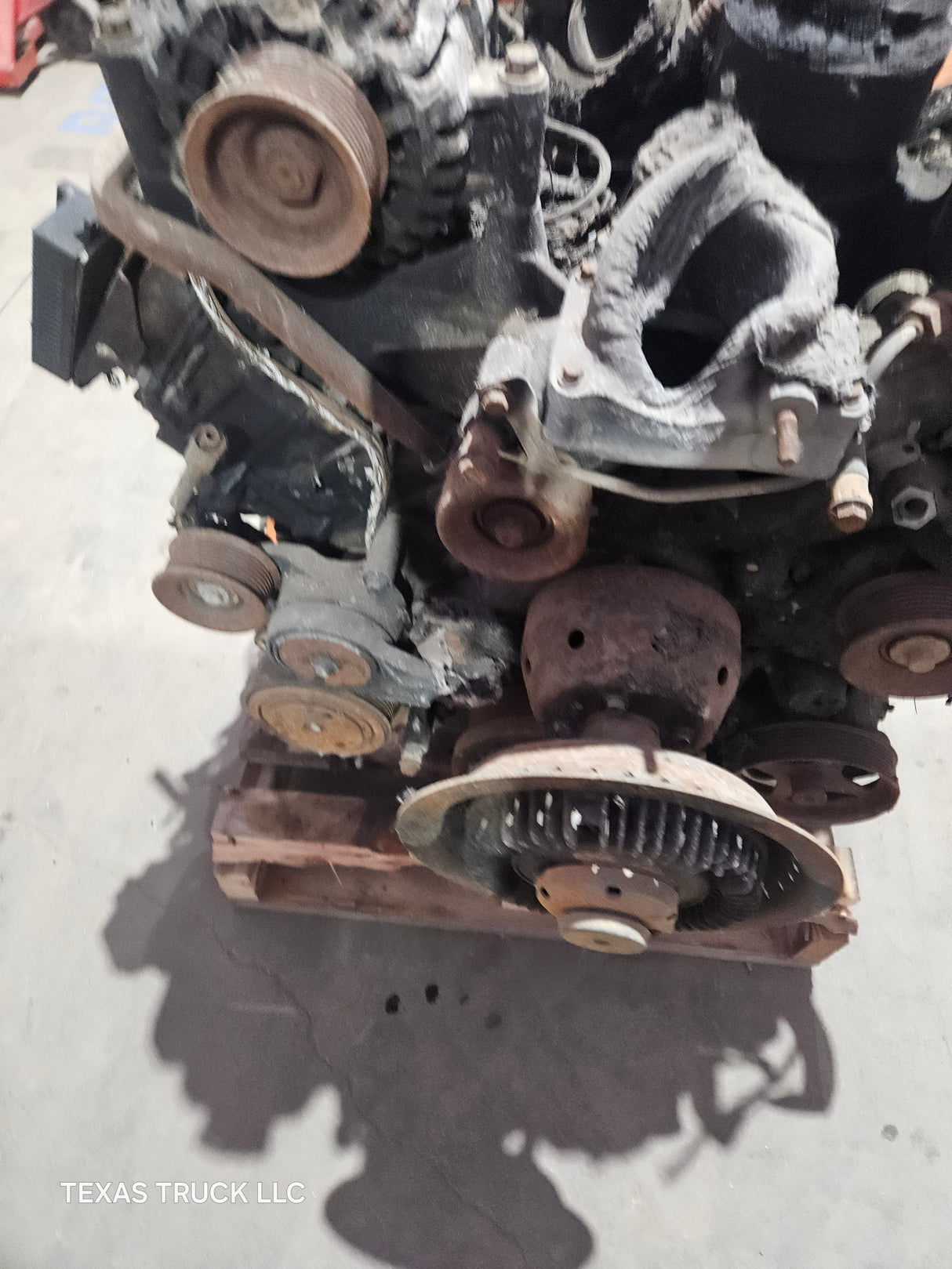 2005-2007 Ford 6.0L Power Stroke Diesel Burned Engine HEADSTUDDED