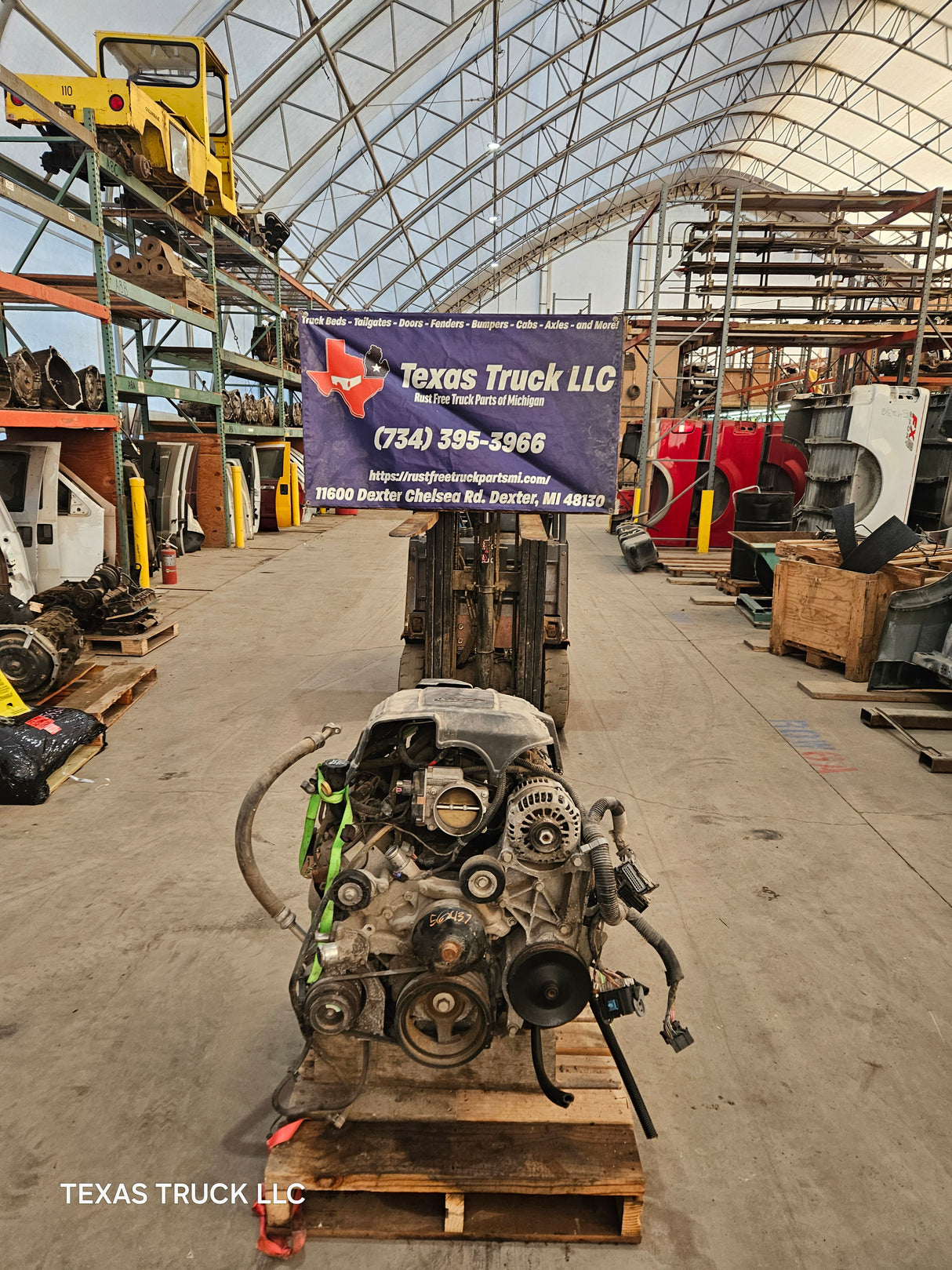 2007-2010 Chevrolet GMC 1500 5.3L ALUMINUM BLOCK Engine LS Vortec Gas Engine 84K Miles Runs Good