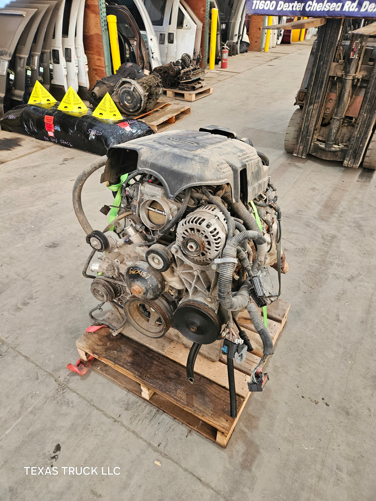 2007-2010 Chevrolet GMC 1500 5.3L ALUMINUM BLOCK Engine LS Vortec Gas Engine 84K Miles Runs Good