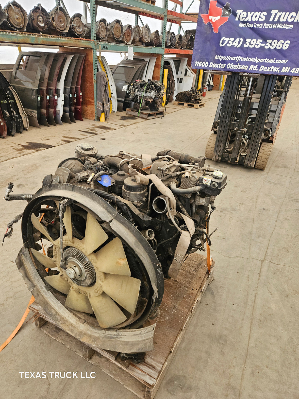 2008-2010 6.4L Power Stroke Diesel CORE Engine Ford Super Duty