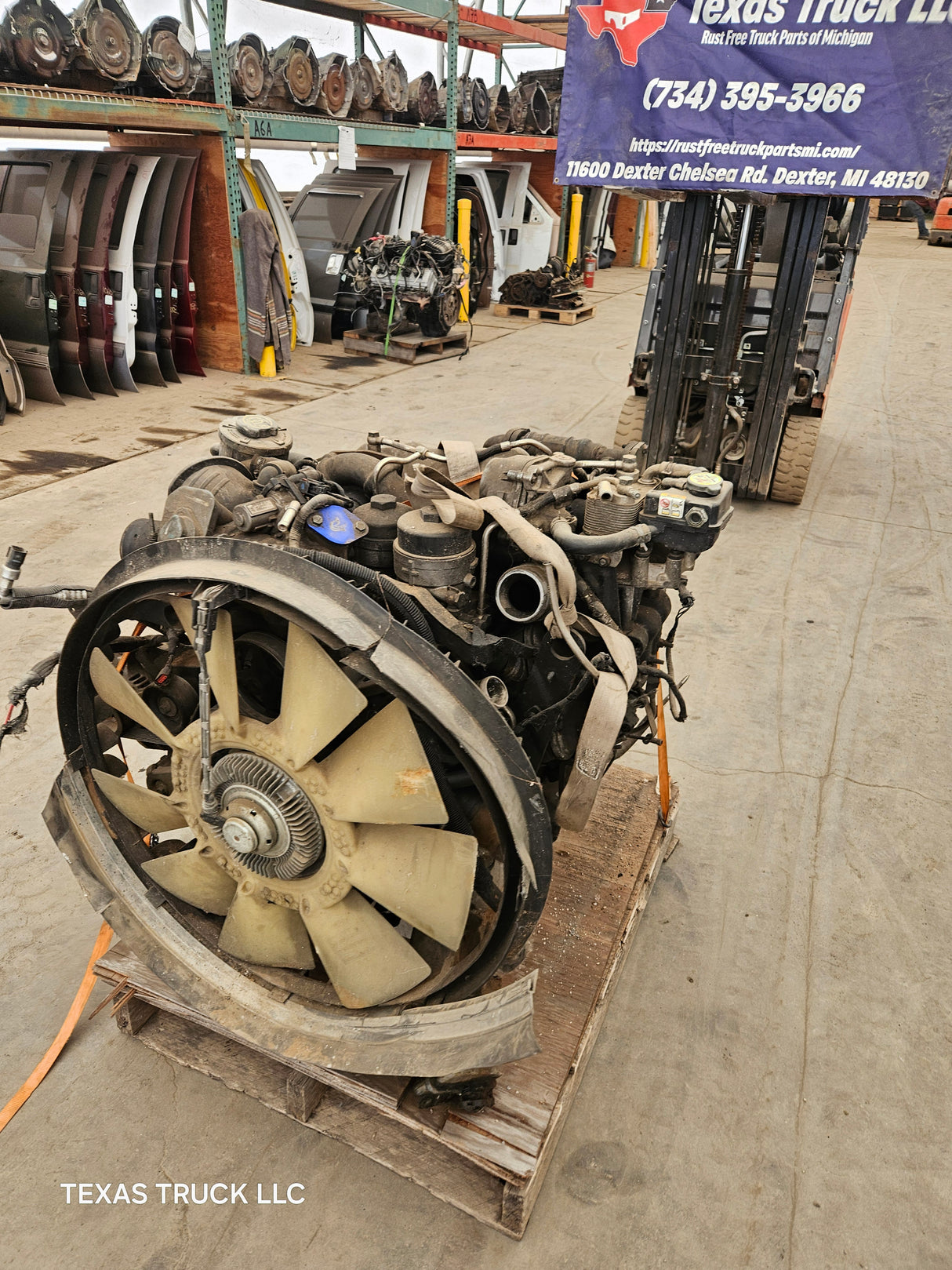 2008-2010 6.4L Power Stroke Diesel CORE Engine Ford Super Duty