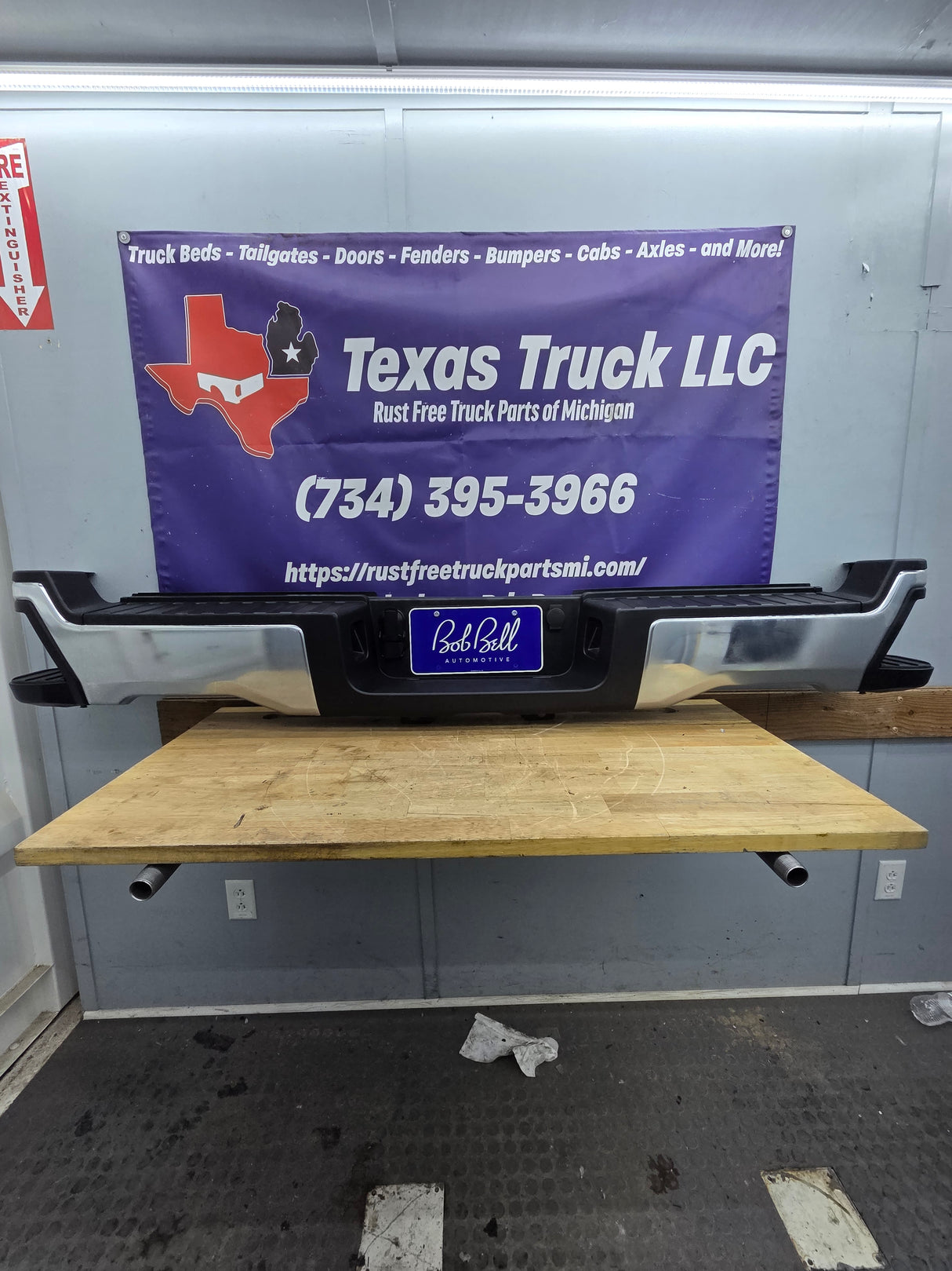 2023-2025 Ford Super Duty Rear Bumper F250 F350 F450 F550 - New OEM