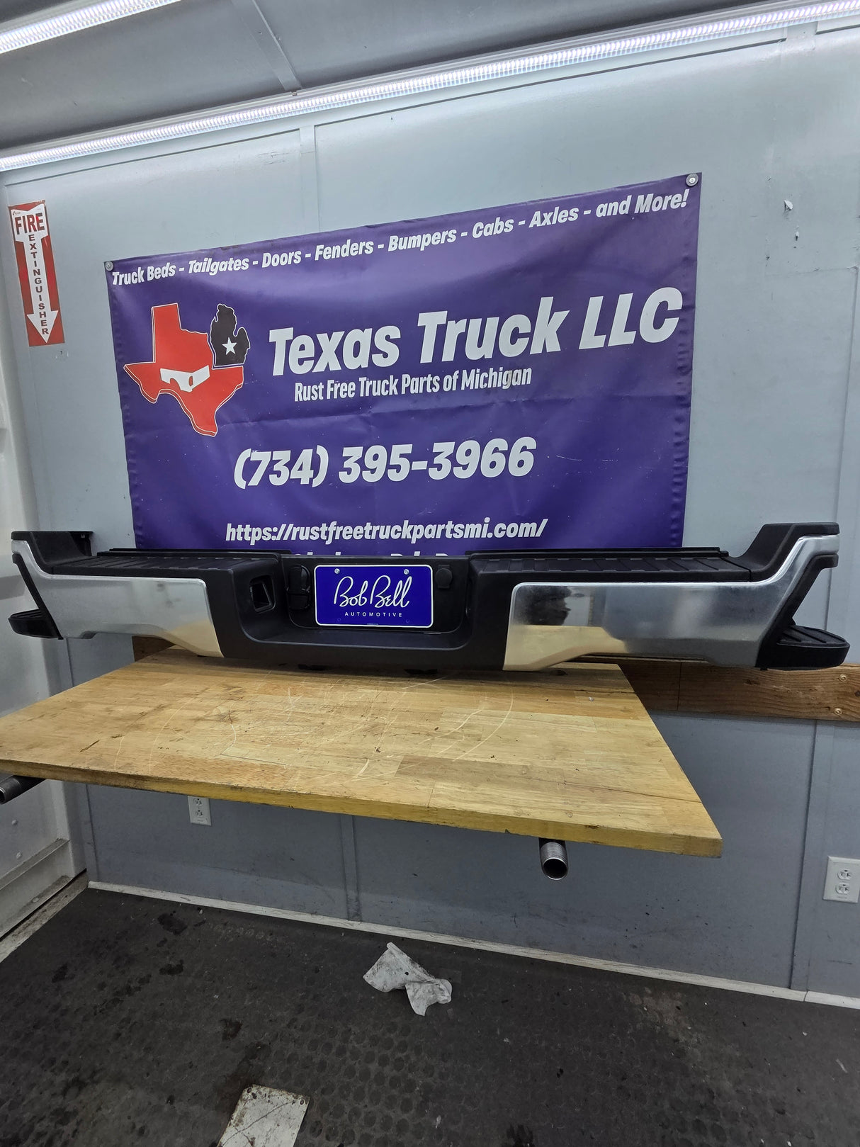 2023-2025 Ford Super Duty Rear Bumper F250 F350 F450 F550 - New OEM