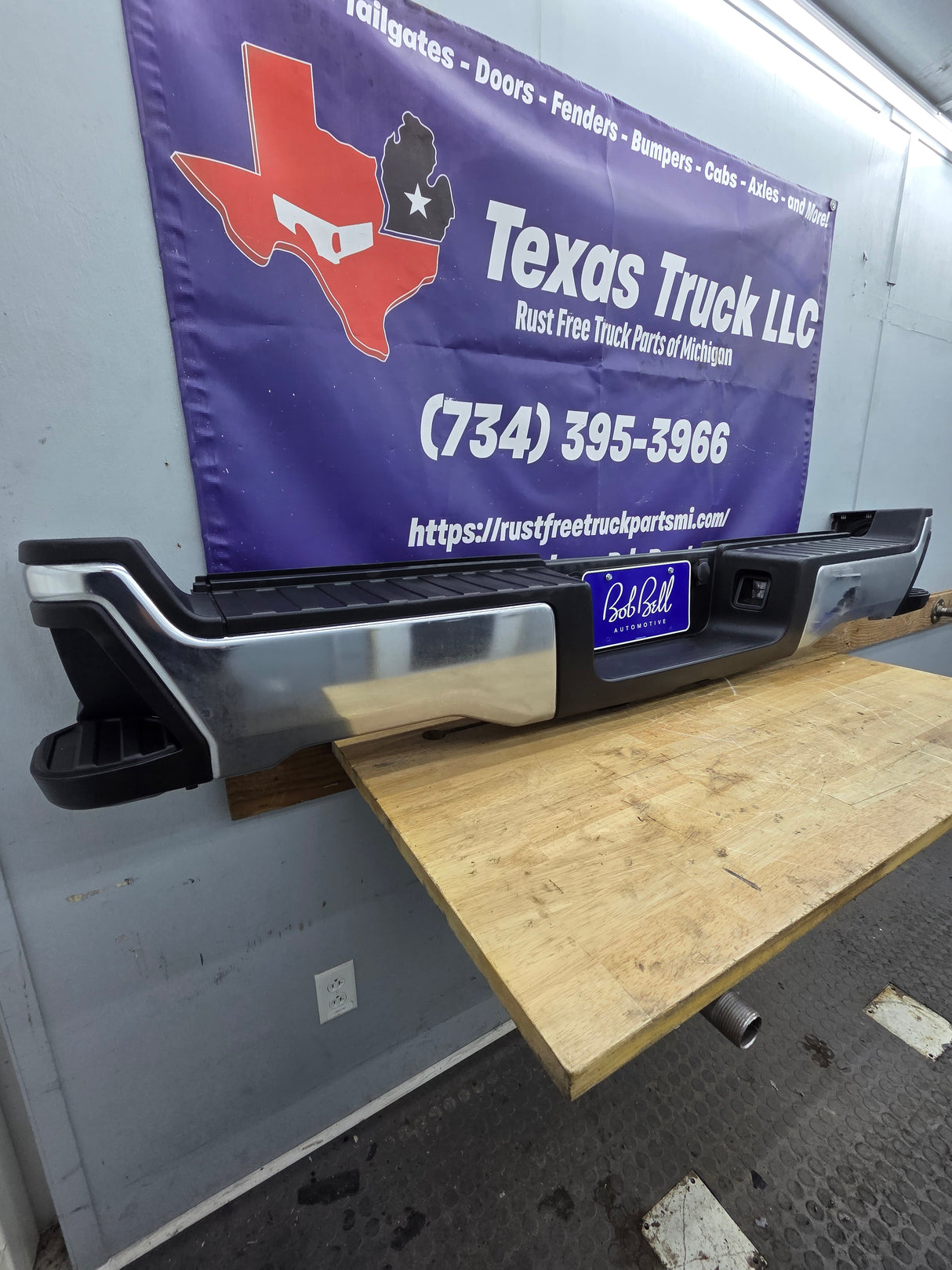 2023-2025 Ford Super Duty Rear Bumper F250 F350 F450 F550 - New OEM