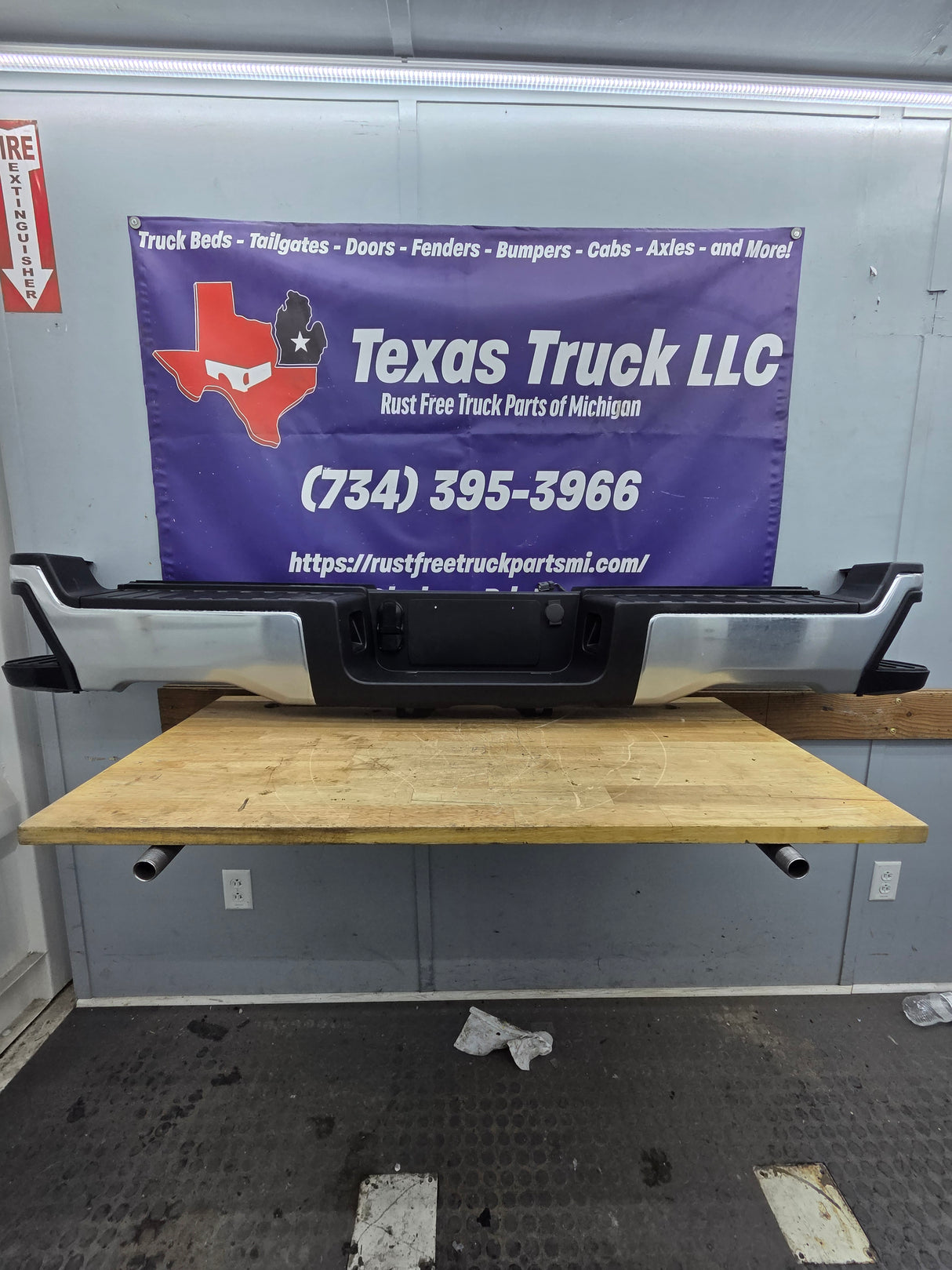 2023-2025 Ford Super Duty Rear Bumper F250 F350 F450 F550 - New OEM