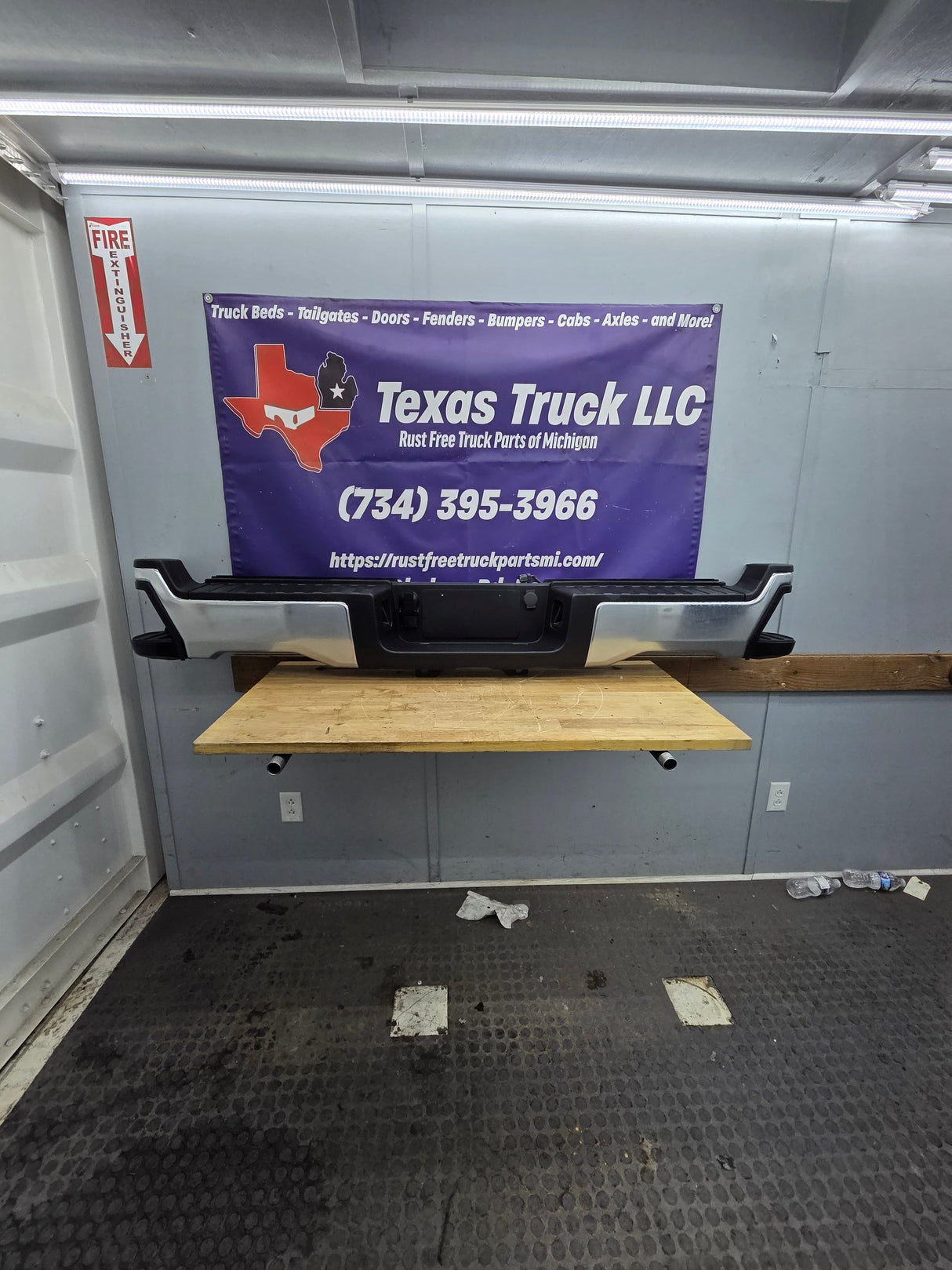 2023-2025 Ford Super Duty Rear Bumper F250 F350 F450 F550 - New OEM