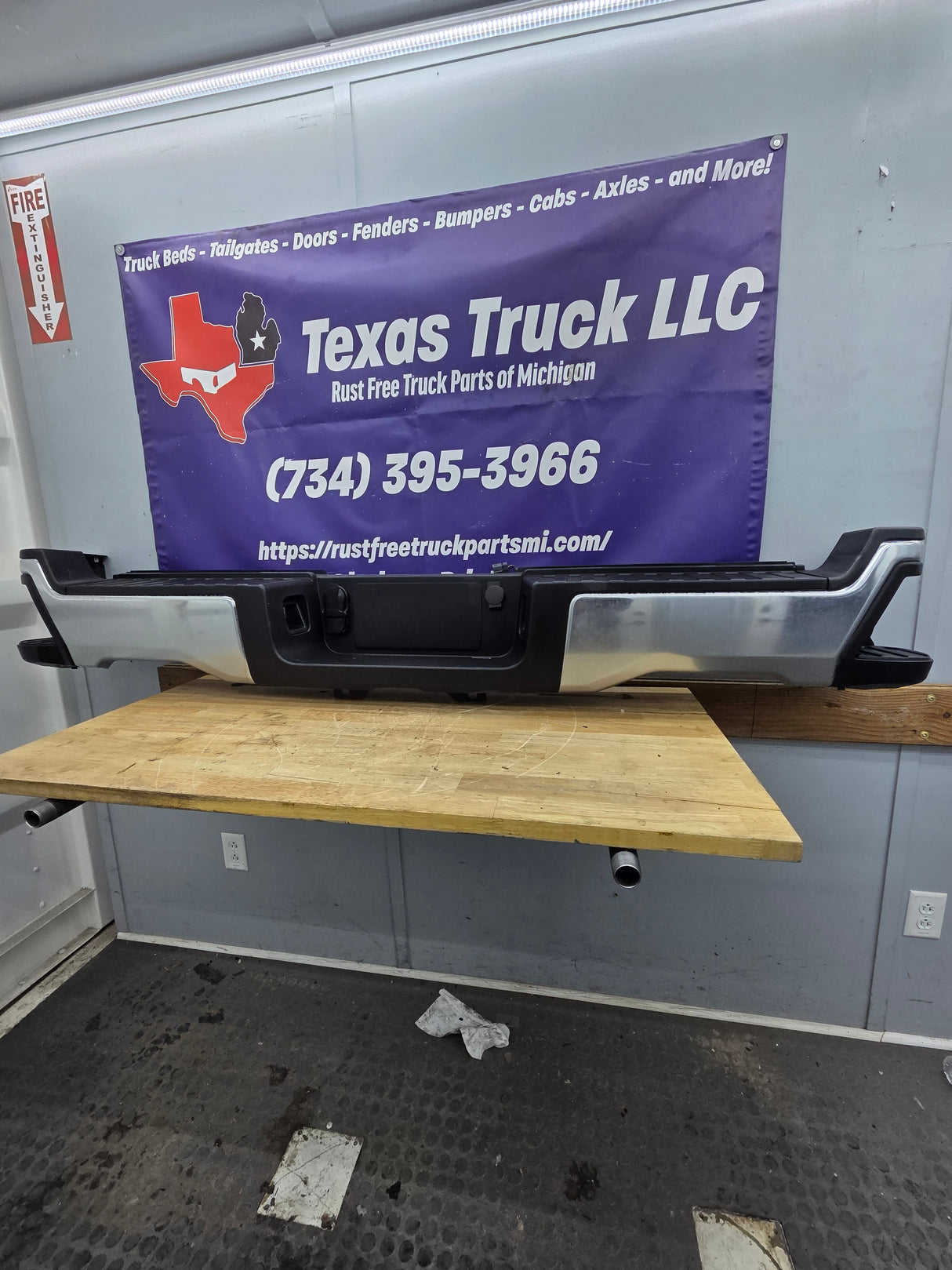 2023-2025 Ford Super Duty Rear Bumper F250 F350 F450 F550 - New OEM