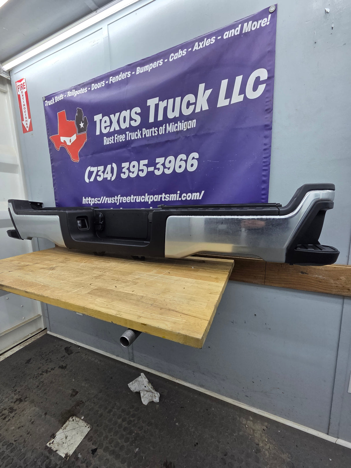 2023-2025 Ford Super Duty Rear Bumper F250 F350 F450 F550 - New OEM