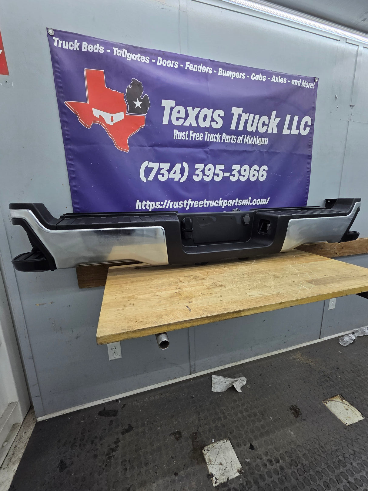 2023-2025 Ford Super Duty Rear Bumper F250 F350 F450 F550 - New OEM