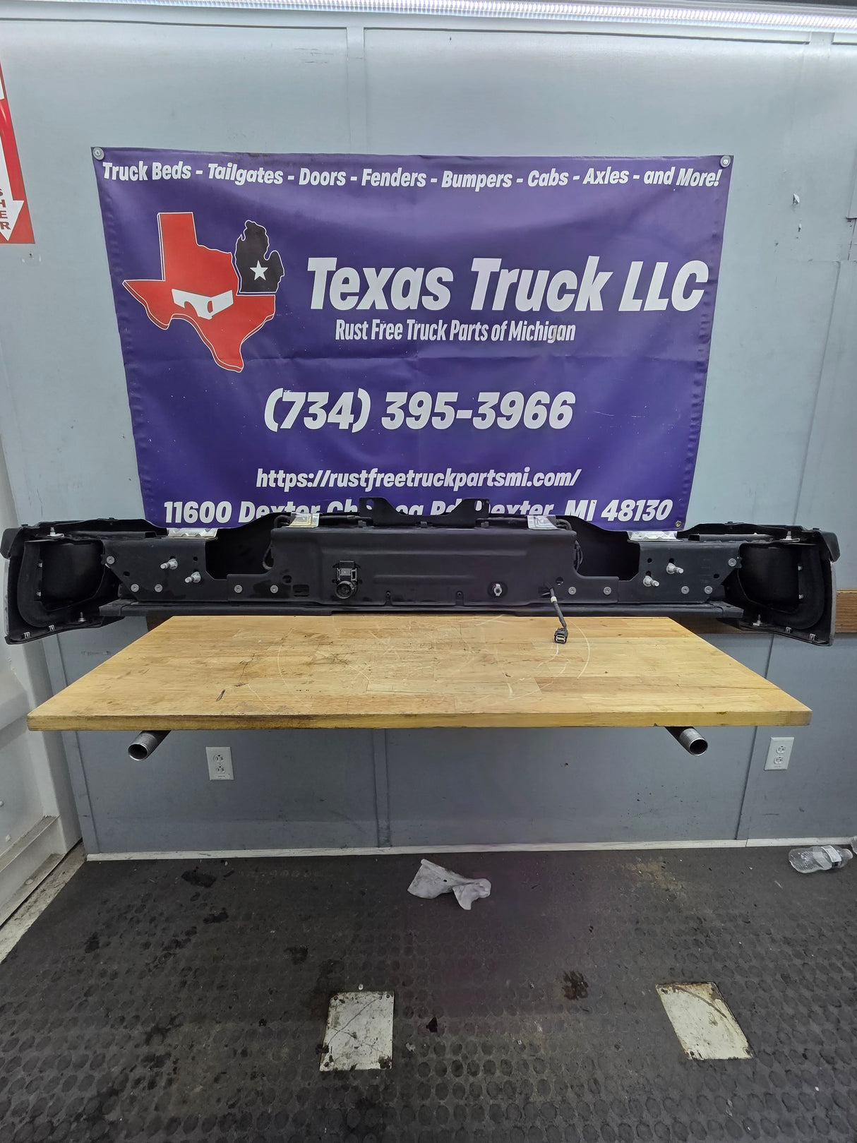 2023-2025 Ford Super Duty Rear Bumper F250 F350 F450 F550 - New OEM