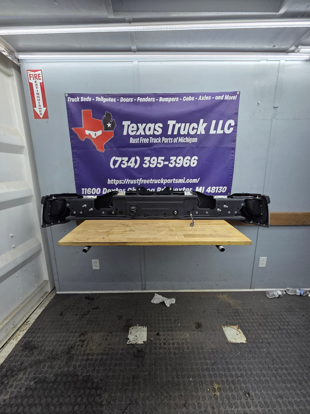 2023-2025 Ford Super Duty Rear Bumper F250 F350 F450 F550 - New OEM