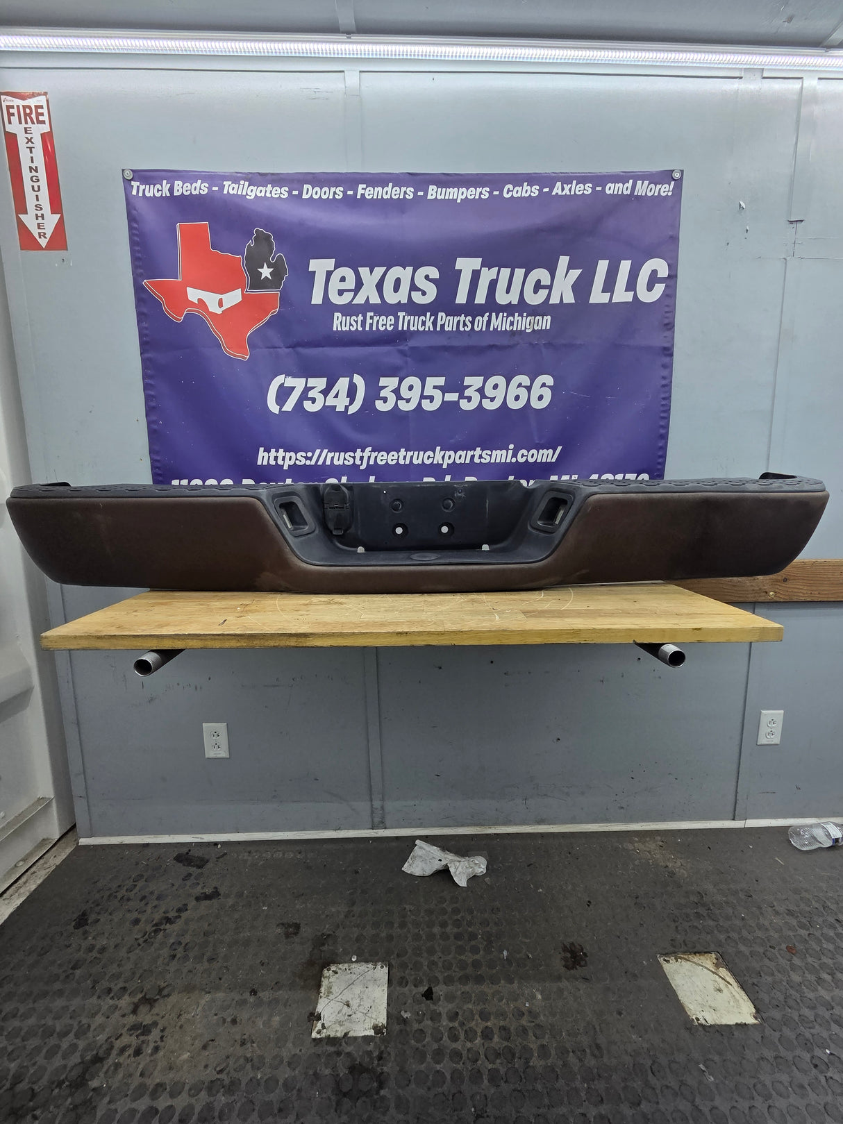 2009-2018 Dodge Ram 1500 2500 3500 4th Gen Rear Bumper - Brown
