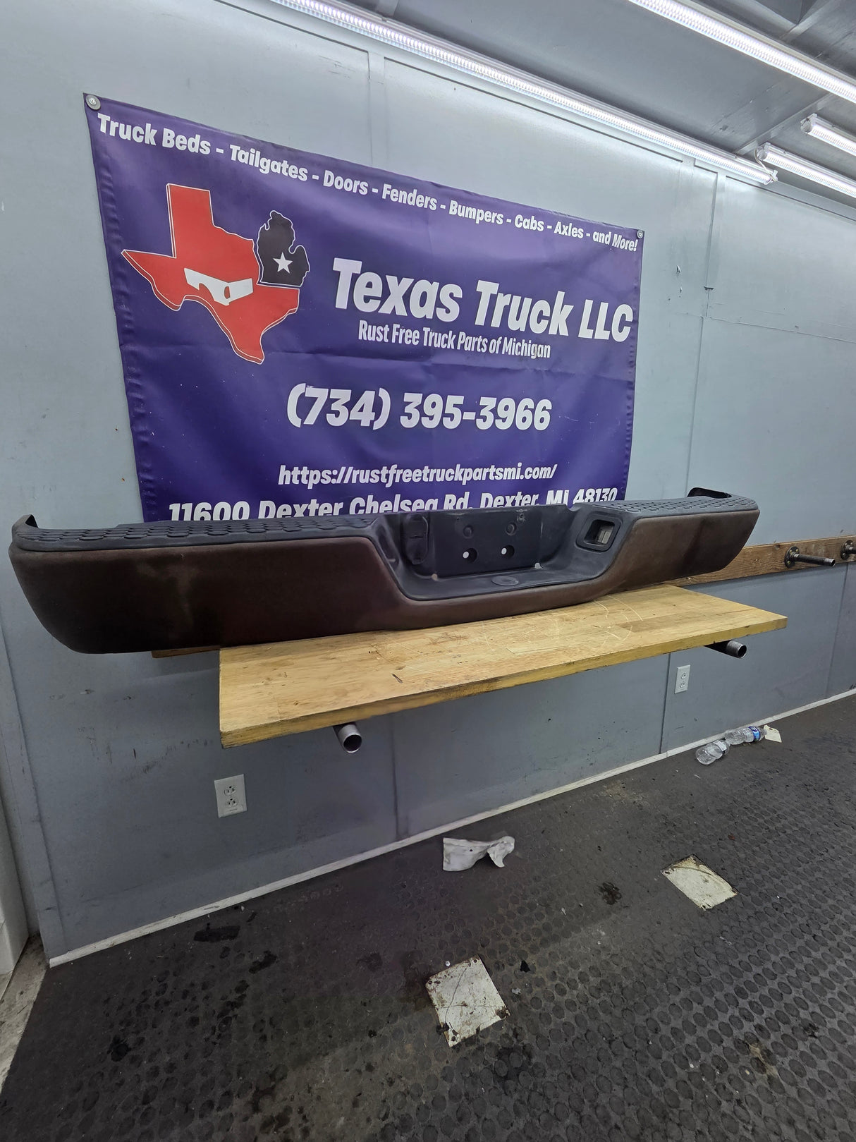 2009-2018 Dodge Ram 1500 2500 3500 4th Gen Rear Bumper - Brown