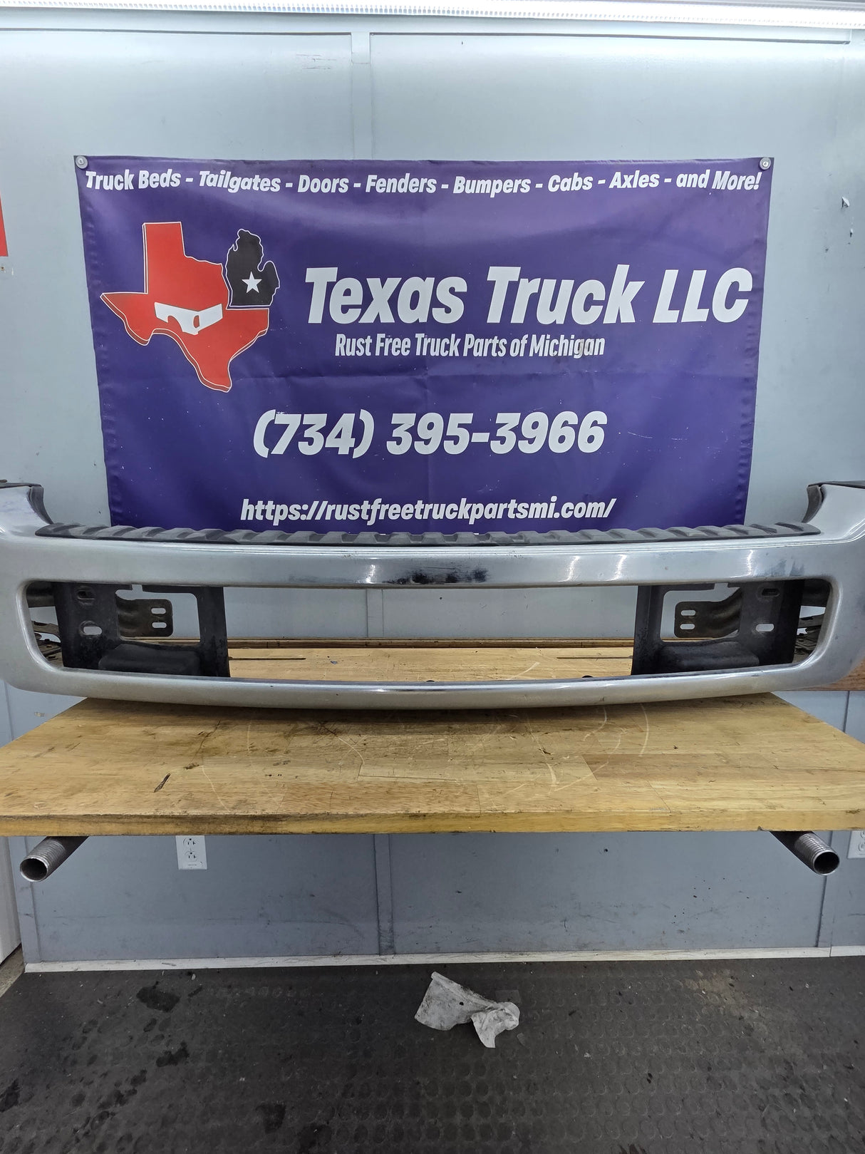 2011-2016 Ford Super F250 F350 Duty Front Bumper - Chrome
