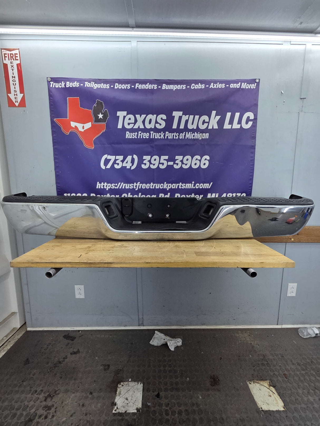 2009-2018 Dodge Ram 1500 2500 3500 4th Gen Rear Bumper - Chrome