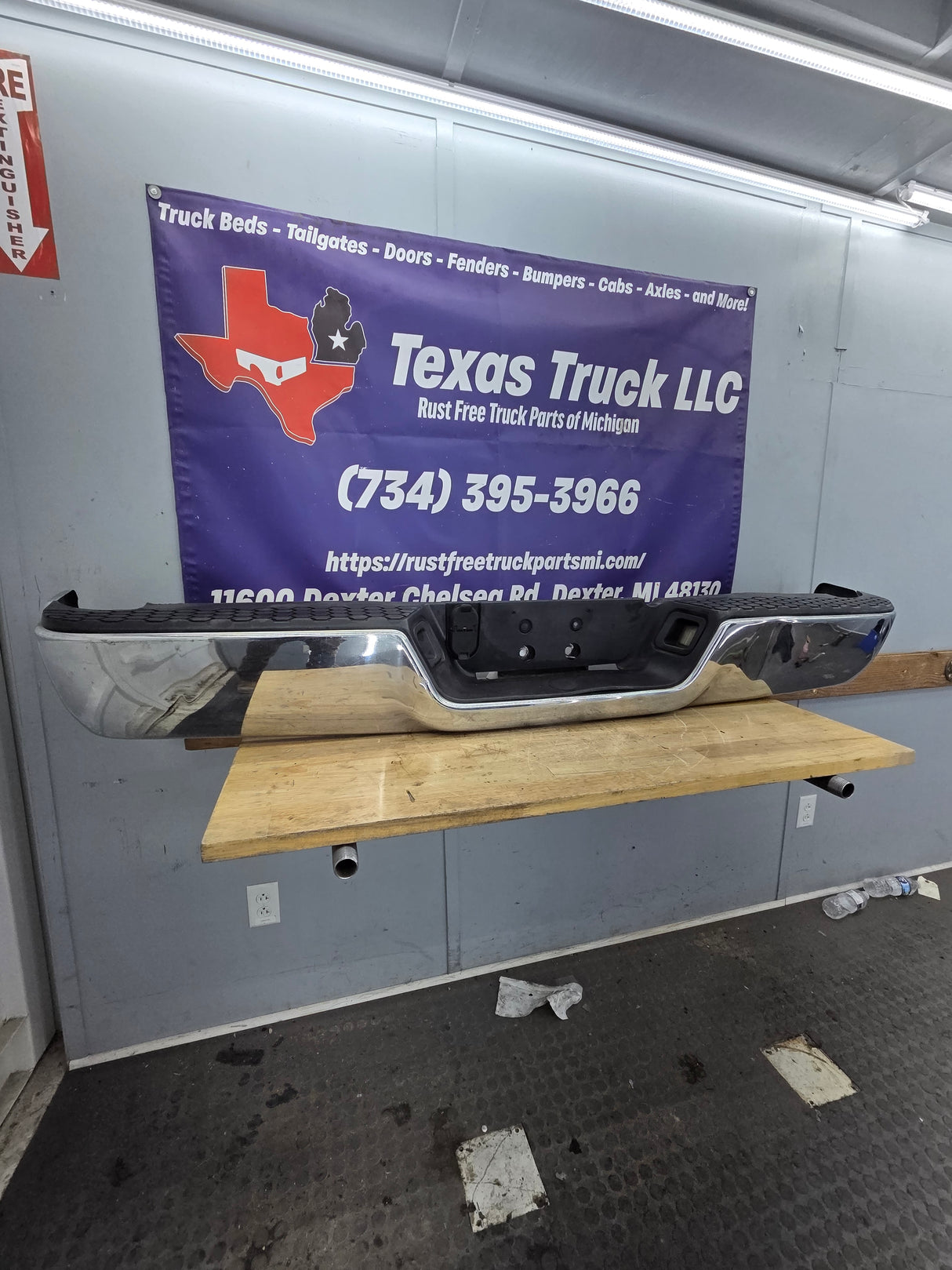 2009-2018 Dodge Ram 1500 2500 3500 4th Gen Rear Bumper - Chrome