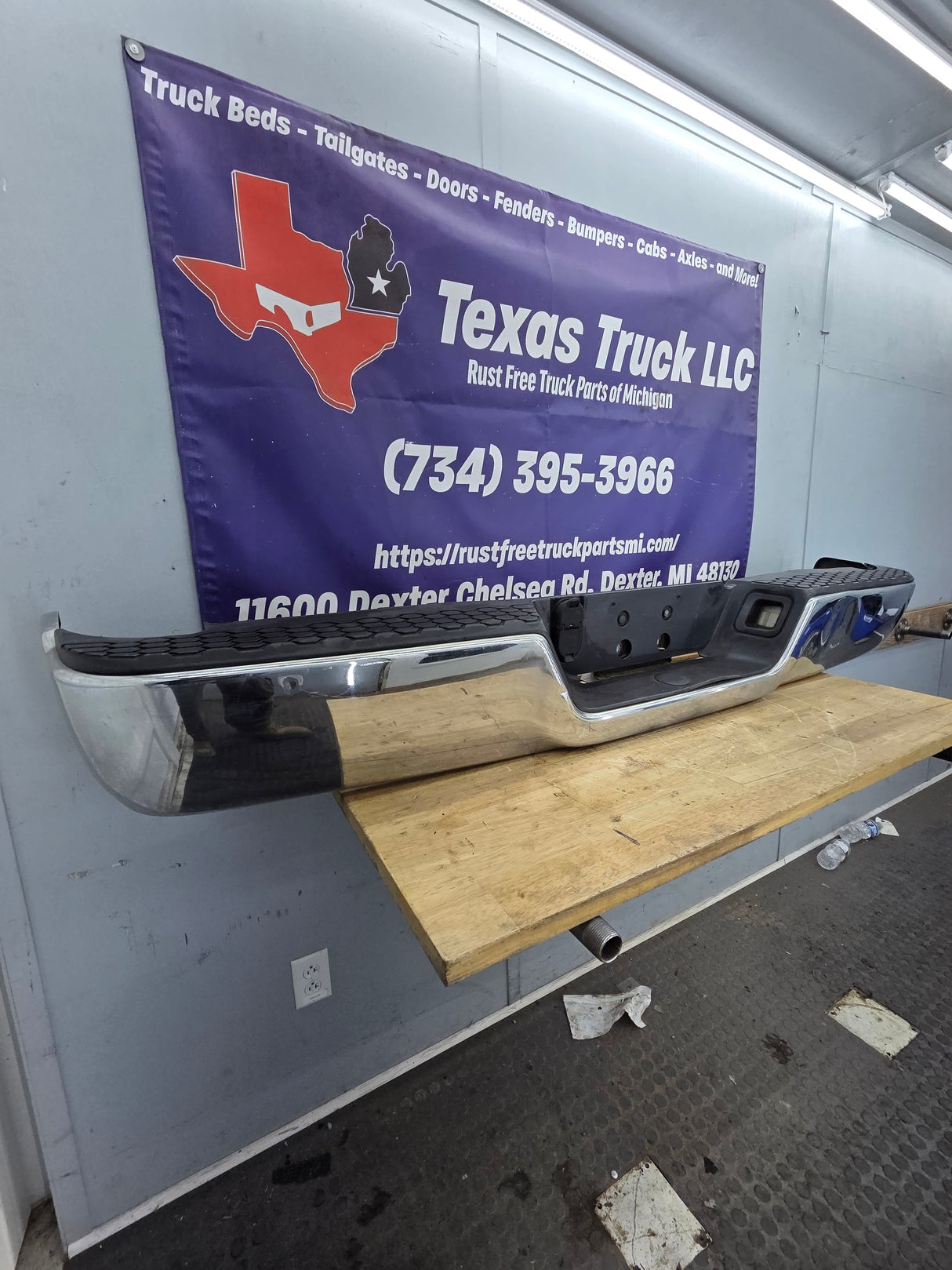 2009-2018 Dodge Ram 1500 2500 3500 4th Gen Rear Bumper - Chrome