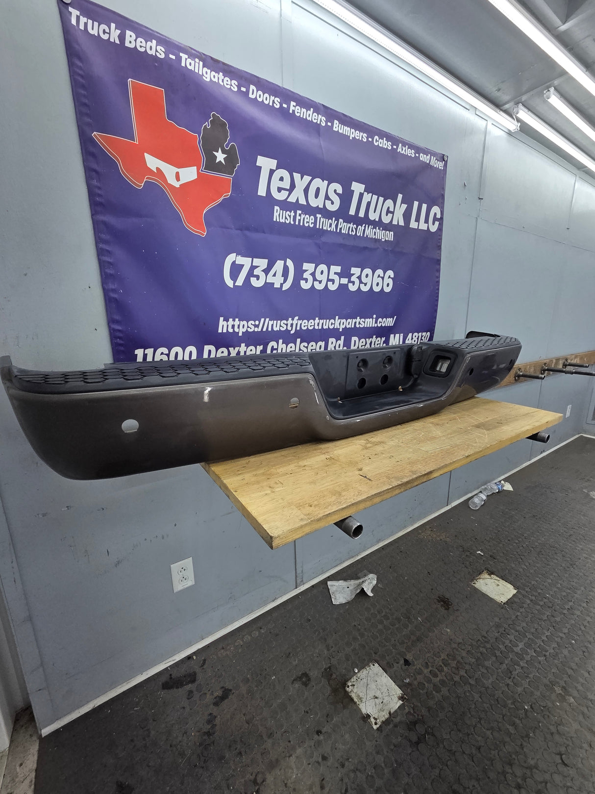 2009-2018 Dodge Ram 1500 2500 3500 4th Gen Rear Bumper - Brown