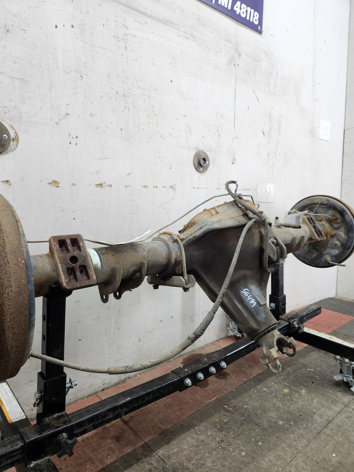 1987-1997 Ford F250 F350 Full Floating 3.55 Rear Axle SRW