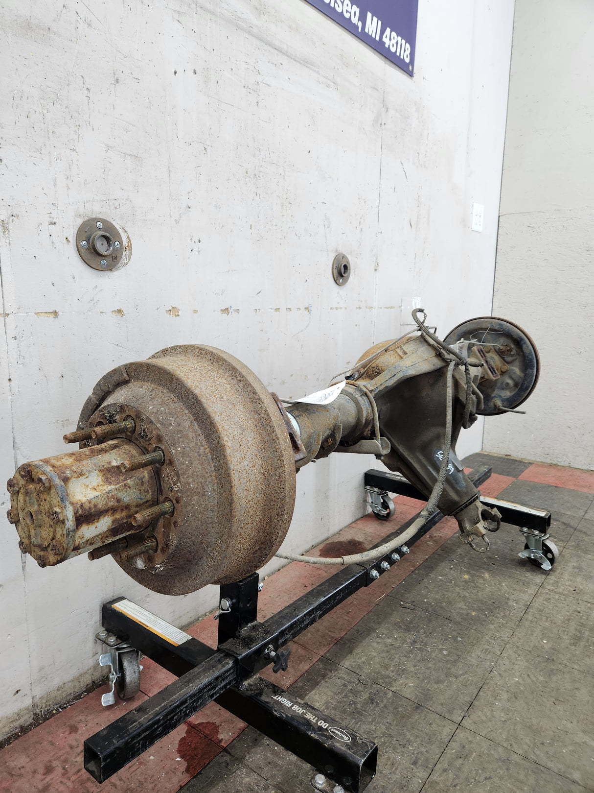 1987-1997 Ford F250 F350 Full Floating 3.55 Rear Axle SRW