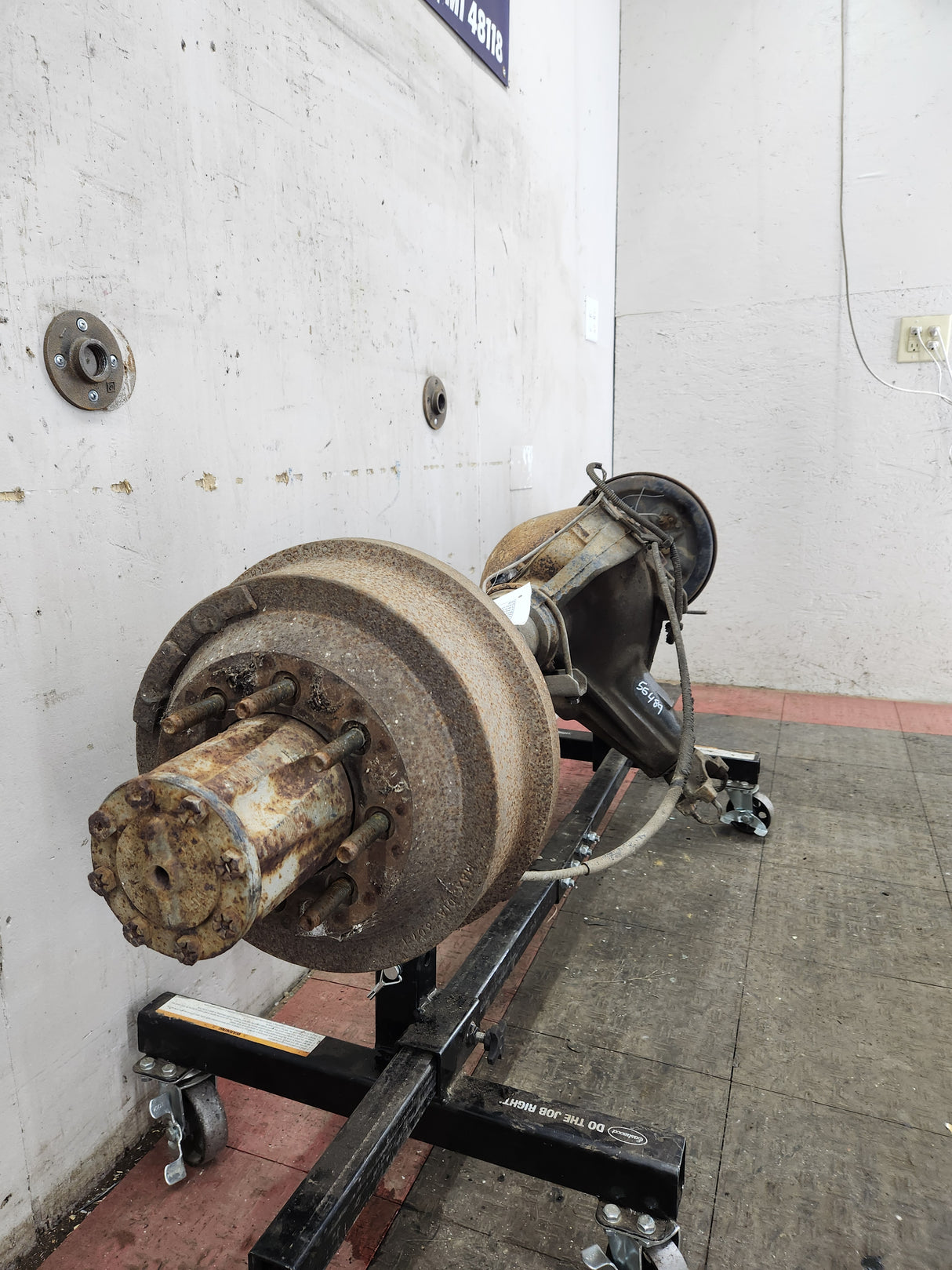 1987-1997 Ford F250 F350 Full Floating 3.55 Rear Axle SRW